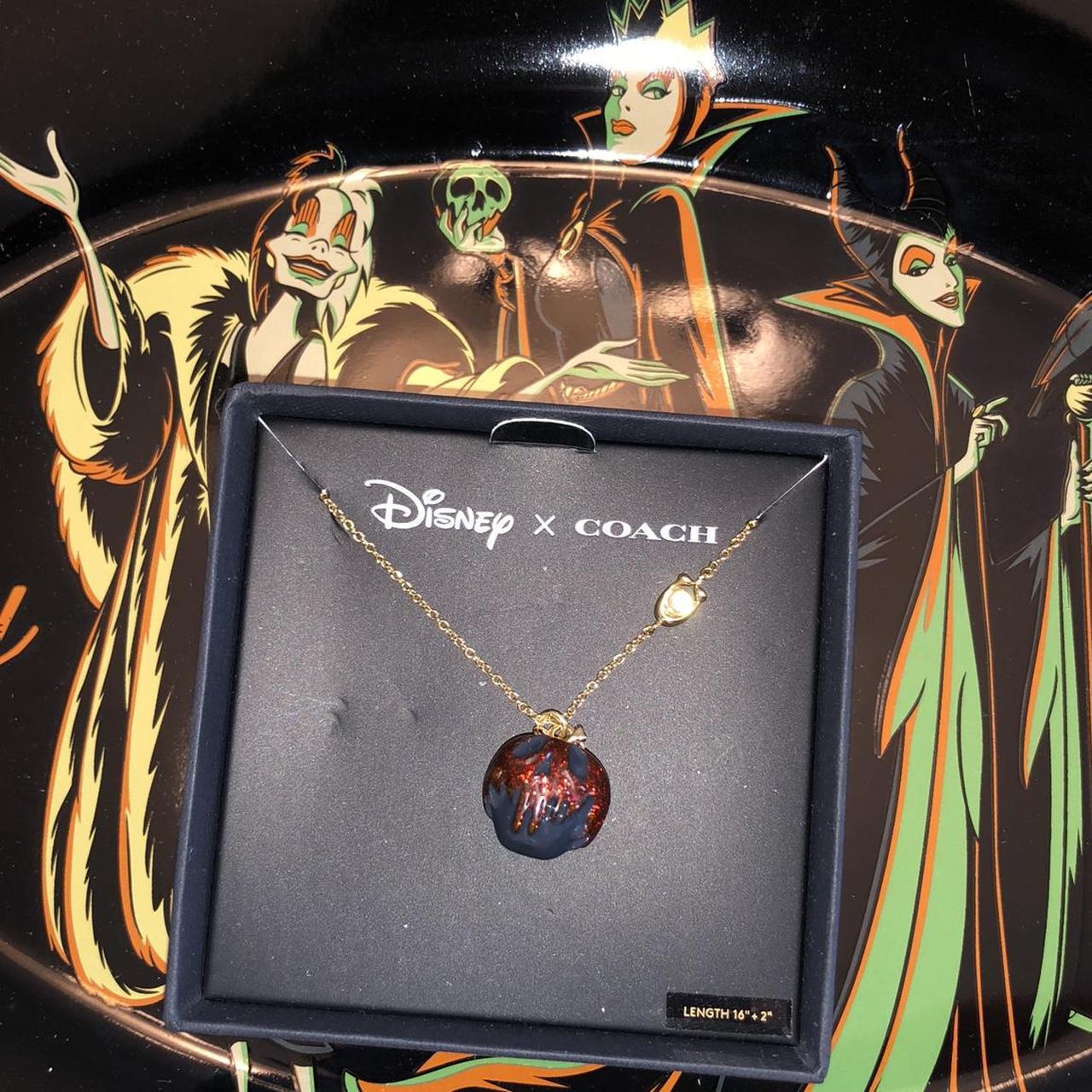 NWT COACH x DISNEY newest CD812 Villain Poison Apple Earrings CD812 Evil Queen