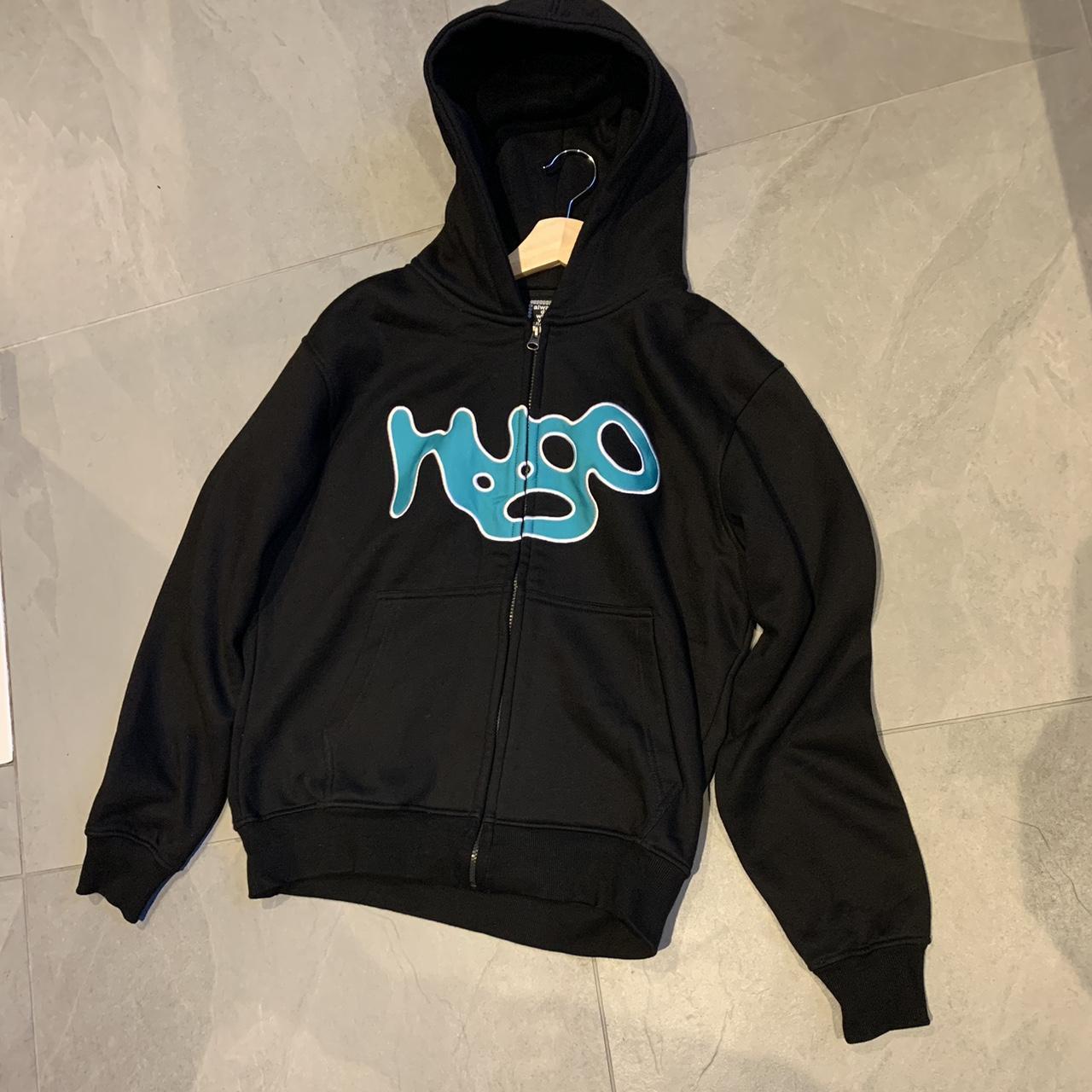 ADWYSD x Loyle Carner Zip Up Hoodie 1/80 extremely... - Depop