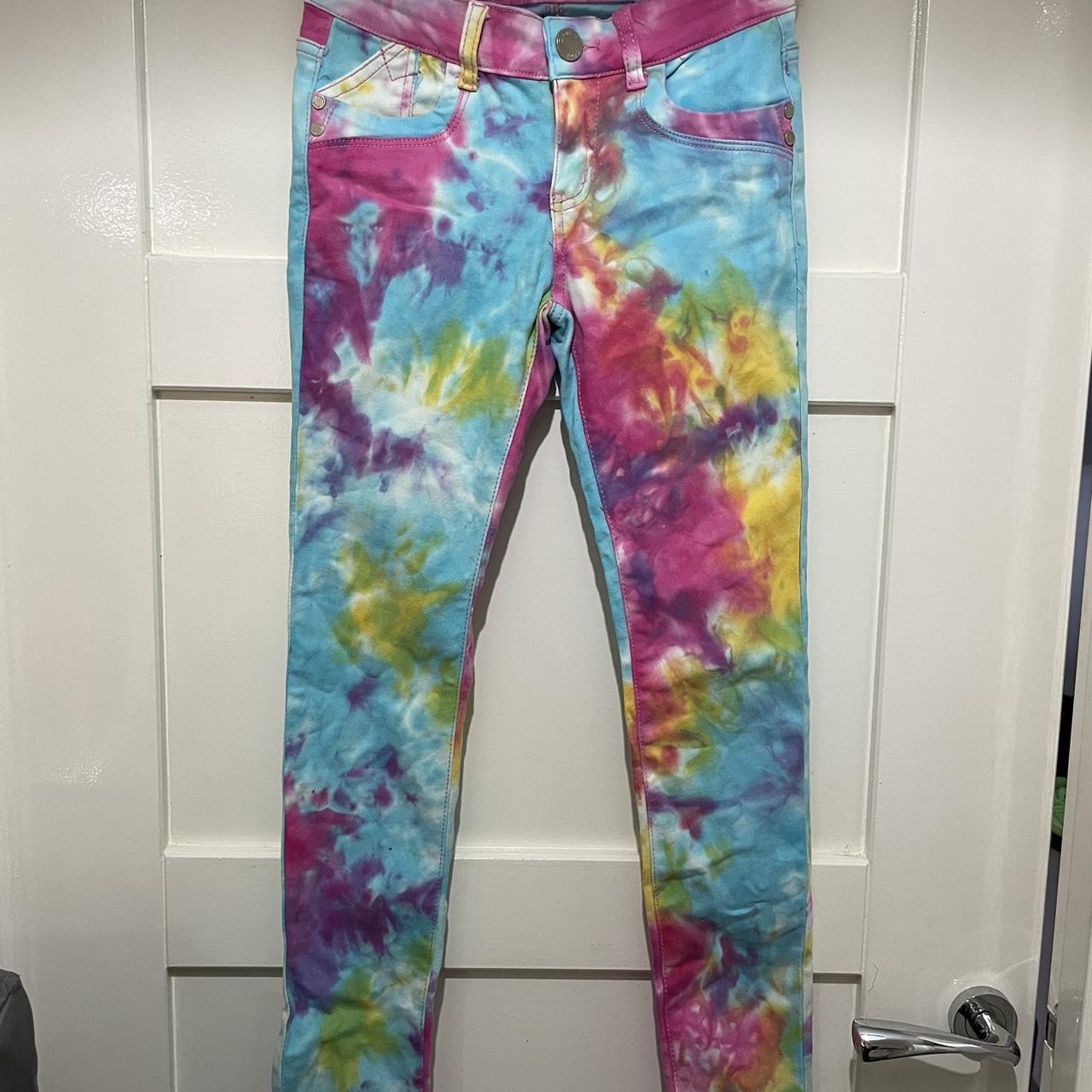 Tie dye best sale skinny jeans