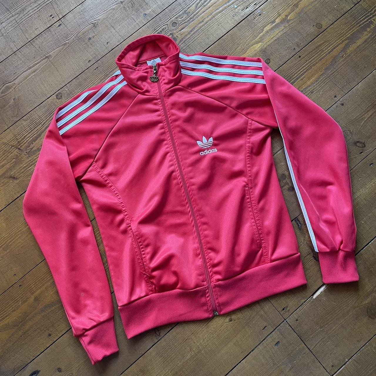 Adidas Originals Vintage Track Jacket in Pink 🏷️ - UK... - Depop