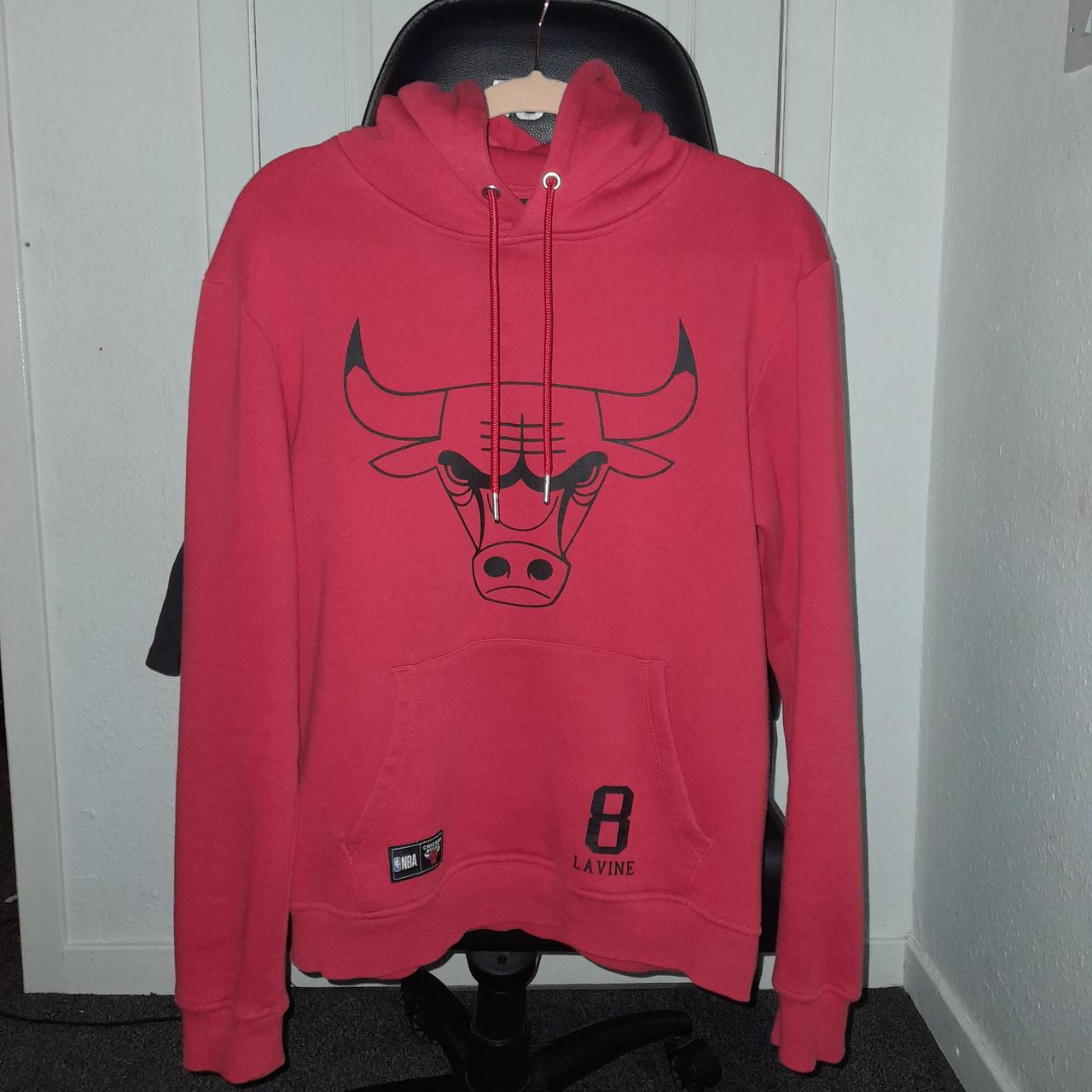 NBA CHICAGO BULLS HOODIE Worn a couple... - Depop