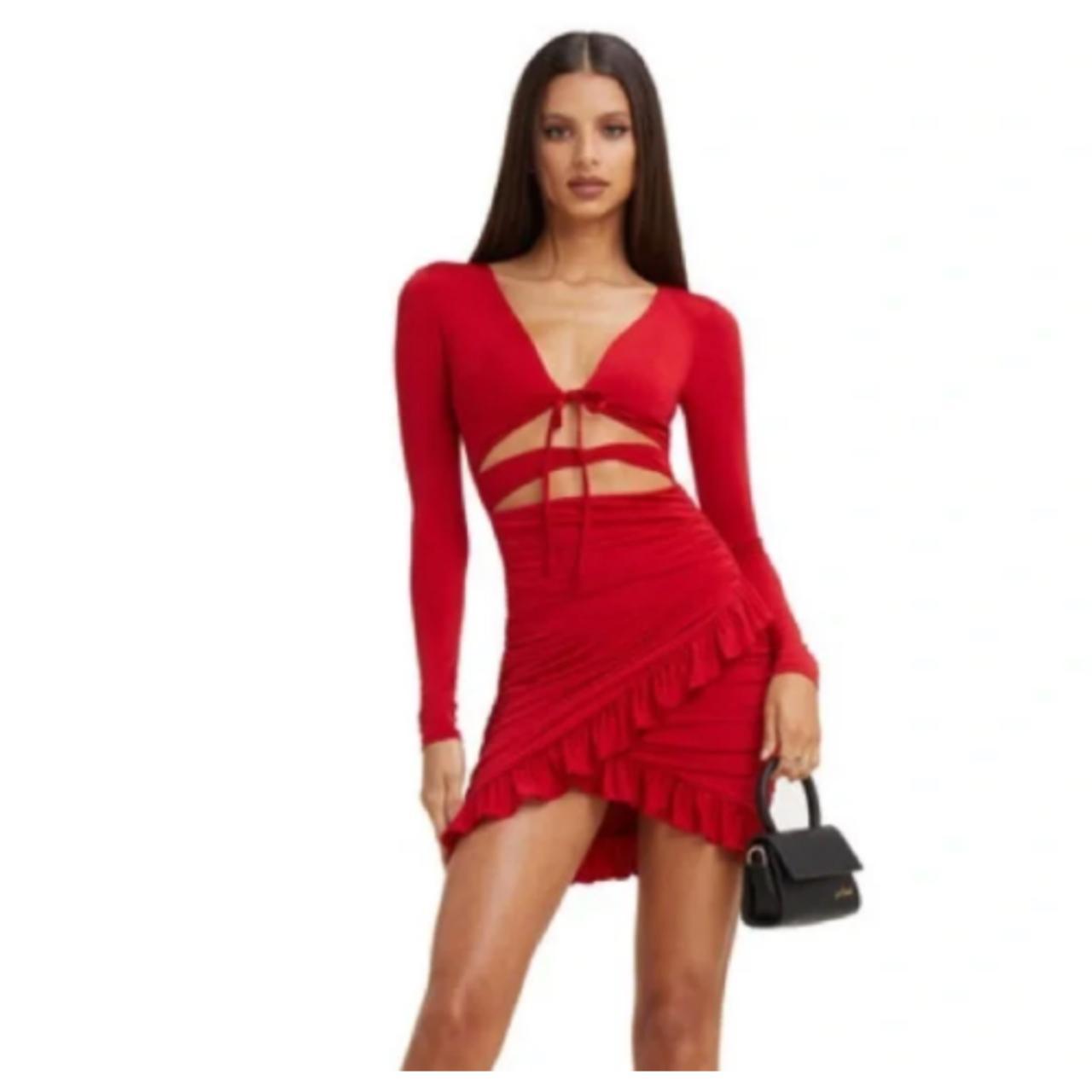 I.AM.GIA Women's Red Dress Depop