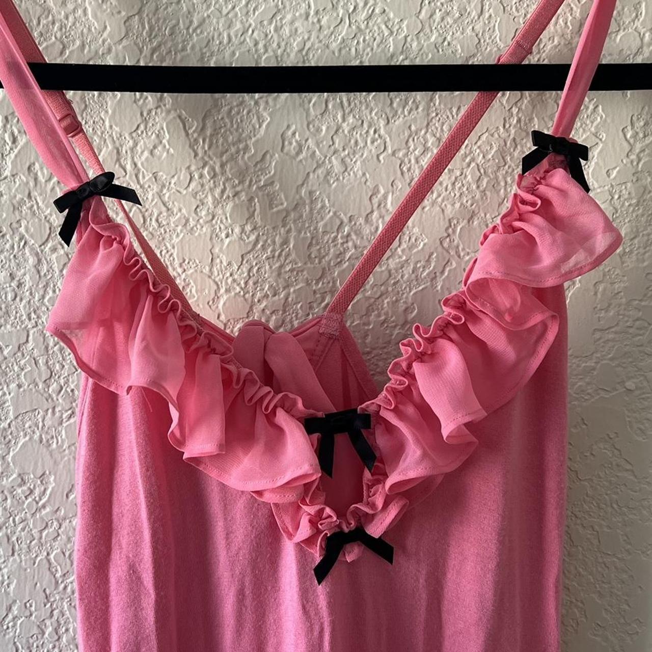 Betsey Johnson Women's Pink Dress | Depop