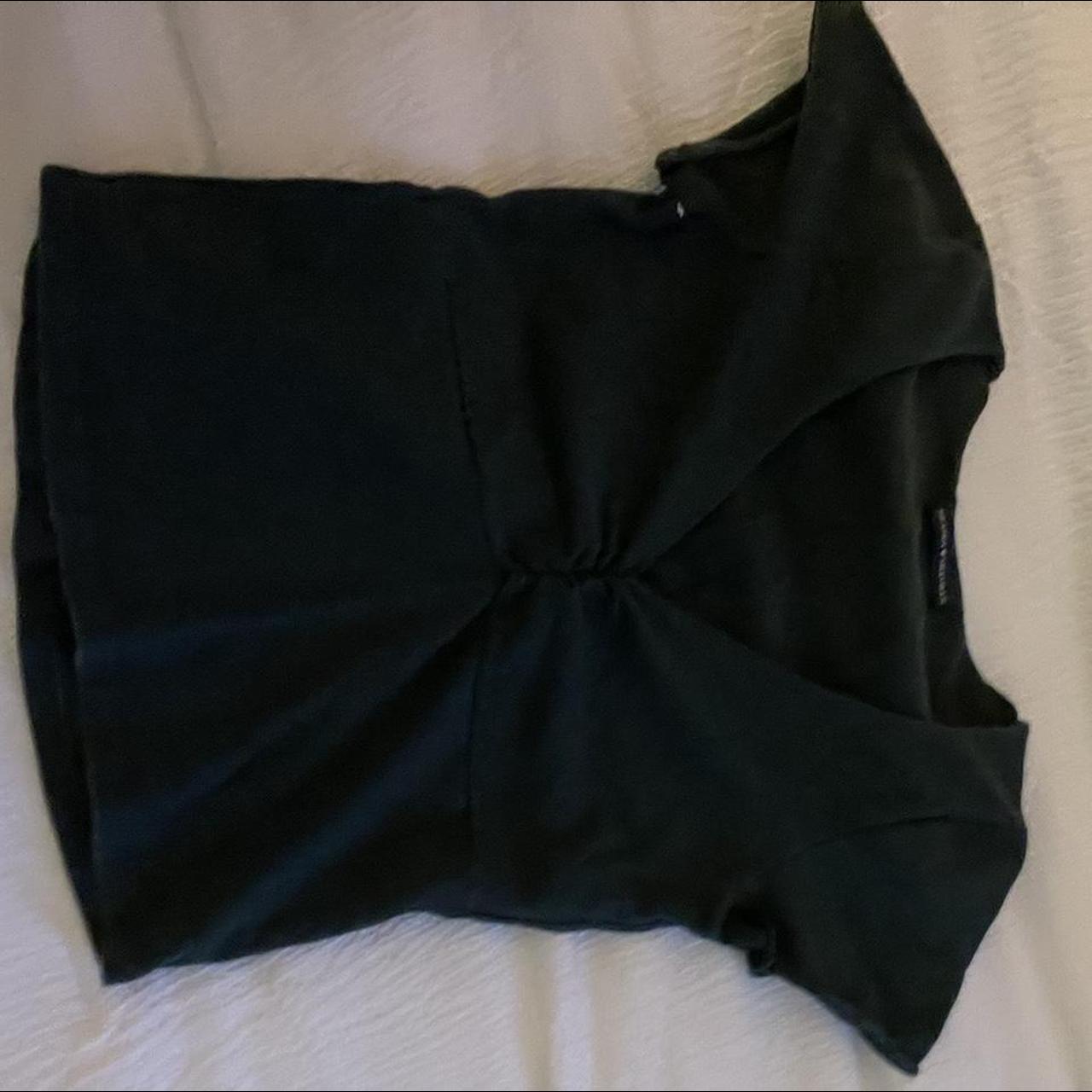 dark green brandy melville gina top Depop