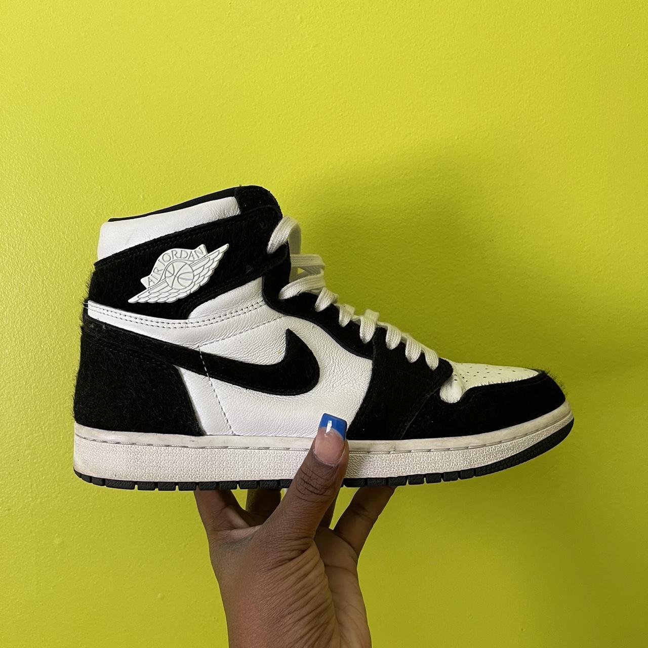 Pony hair Jordan 1. Very much worn, but in great... Depop