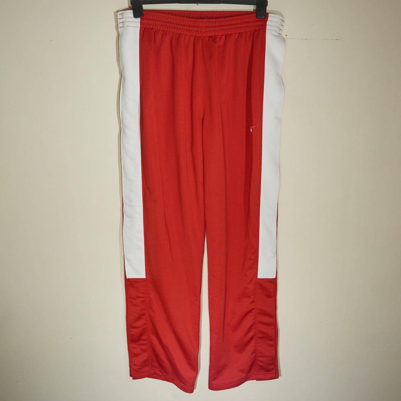 mens red and black nike jogging suit