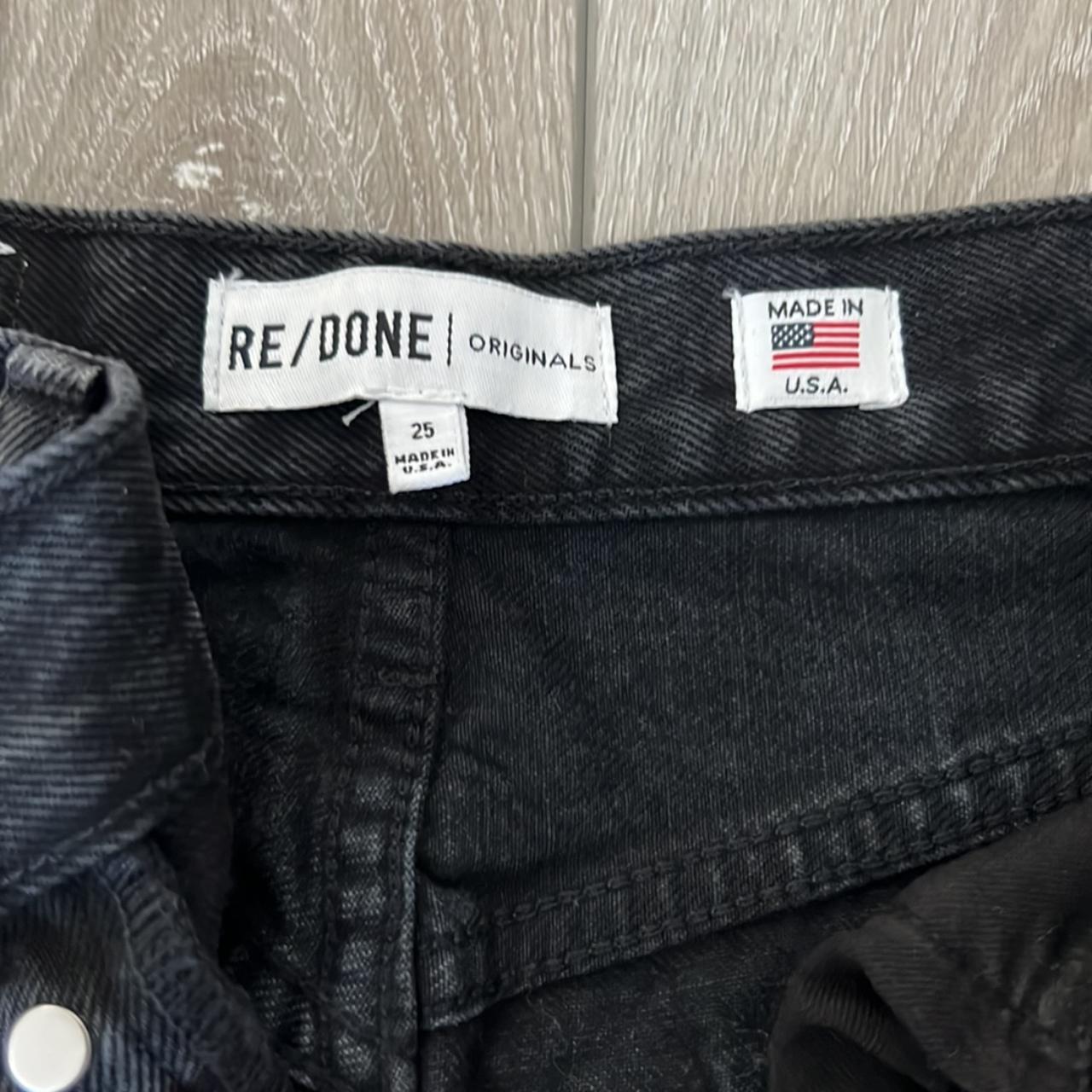 RE/DONE Women's Black Jeans | Depop