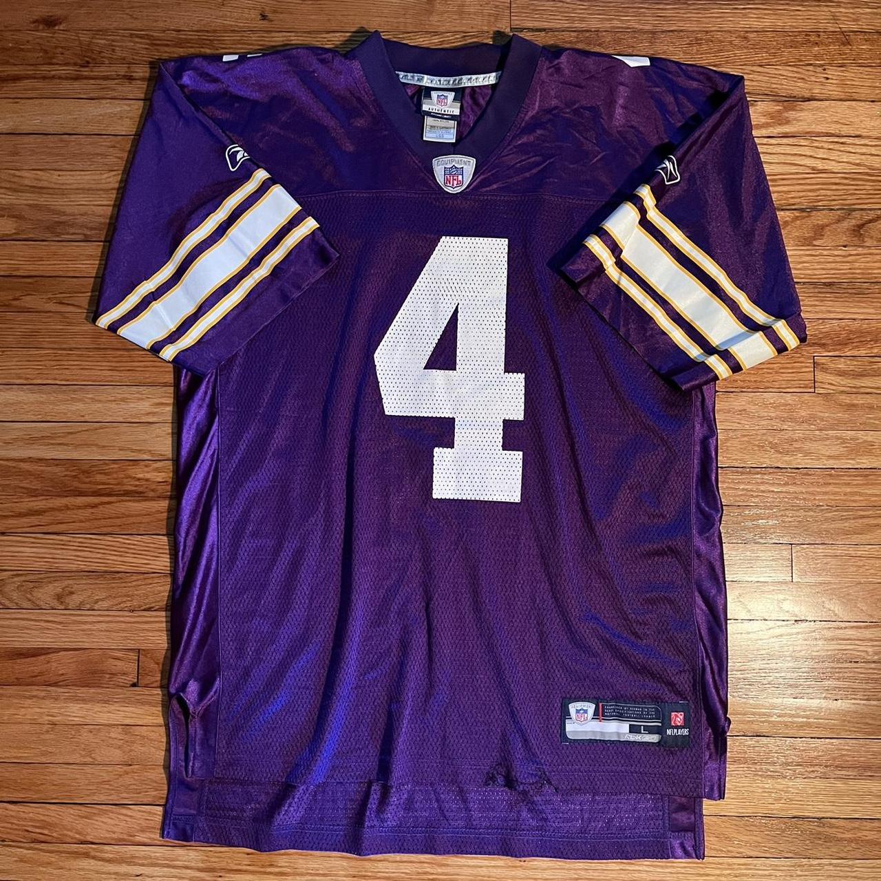 Brett Favre Minnesota Vikings Reebok Men Jersey - Depop