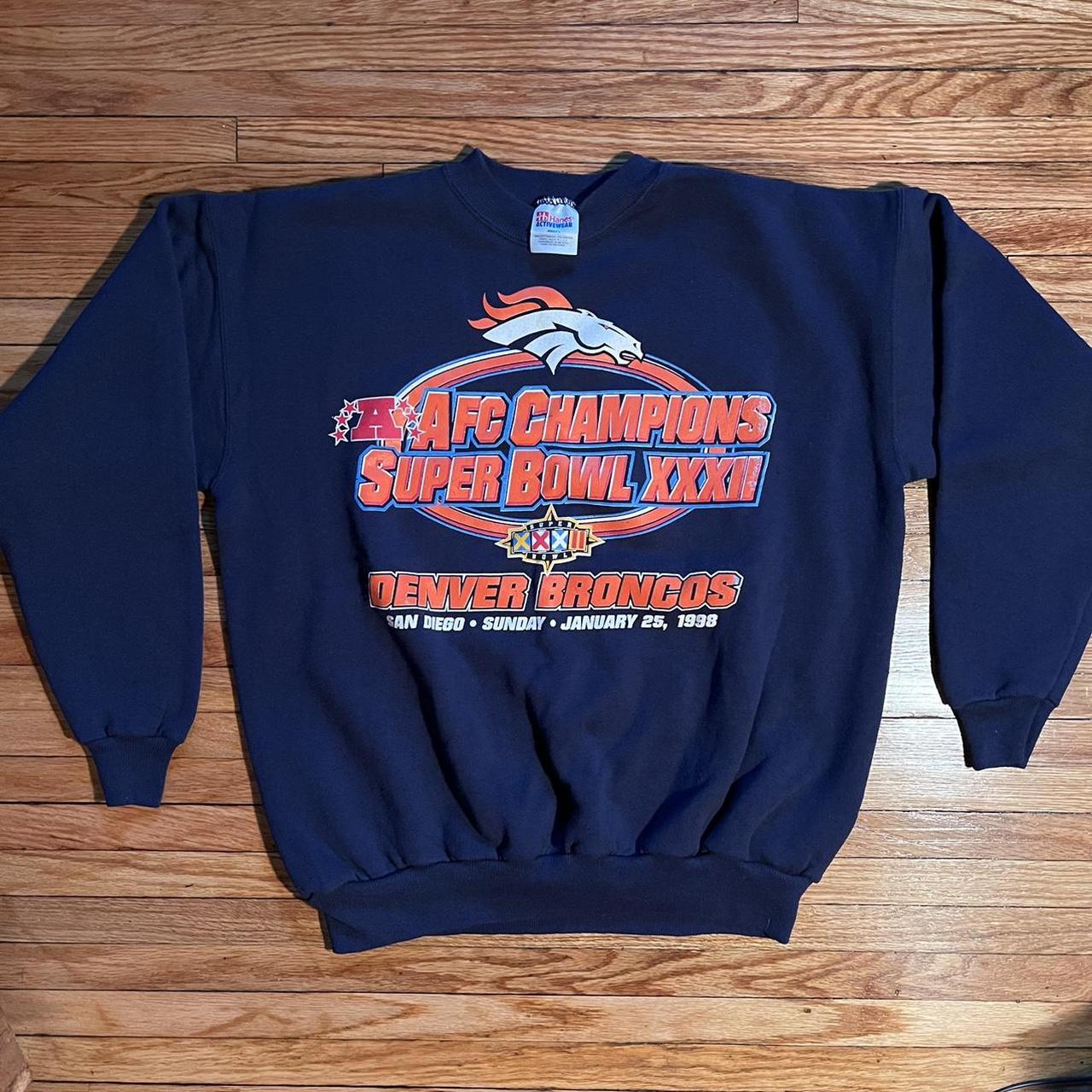 Vintage 1998 NFL AFC Champion Denver Broncos Super Bowl T-shirt