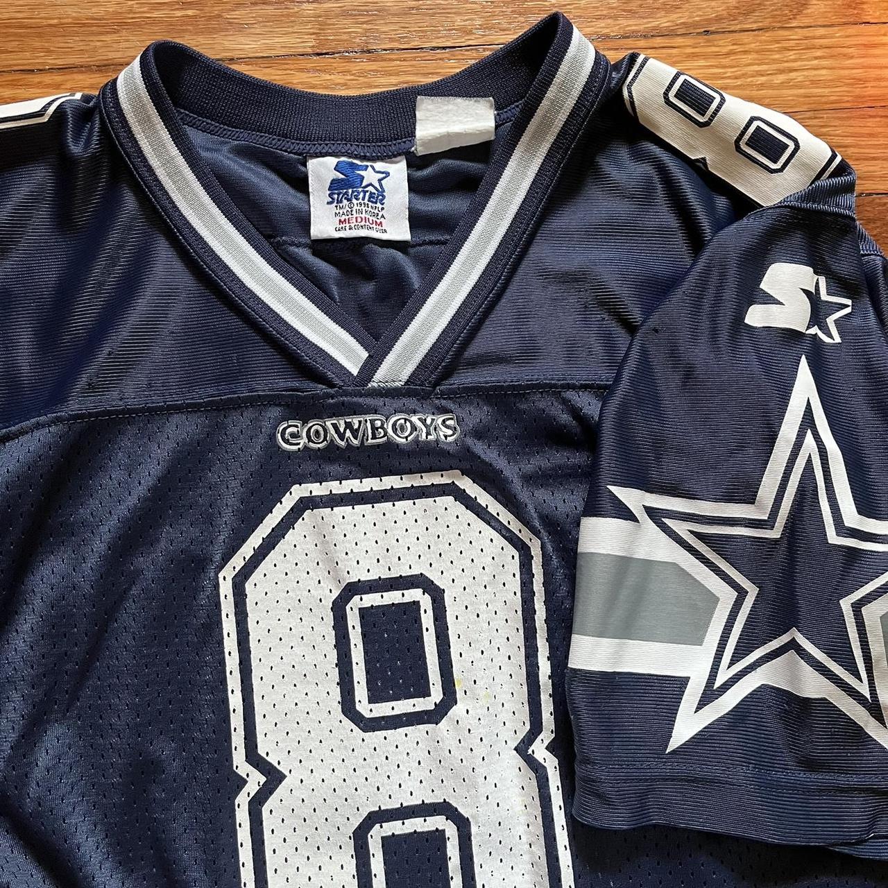 Vintage 90s Dallas Cowboys NFL Troy Aikman Starter - Depop