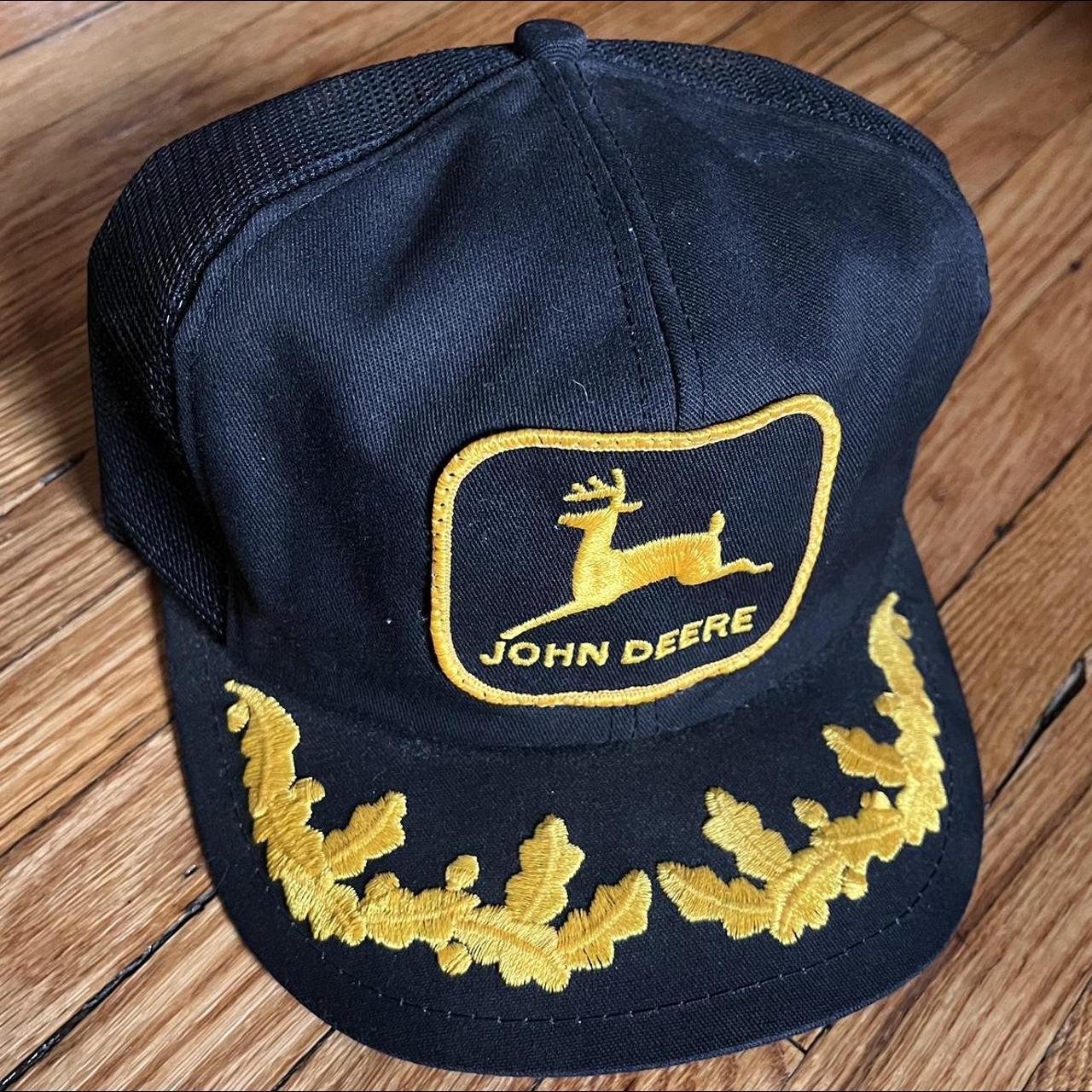 80s vintage John Deere snapback trucker hat with