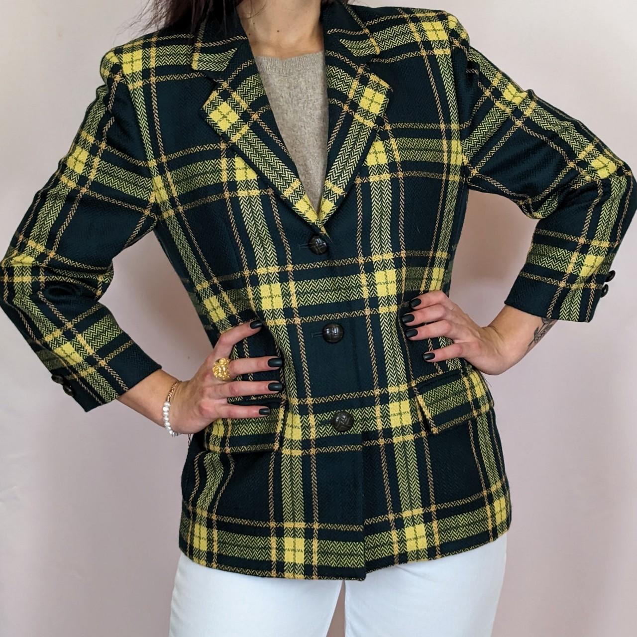 90s] pure wool tailored jacket