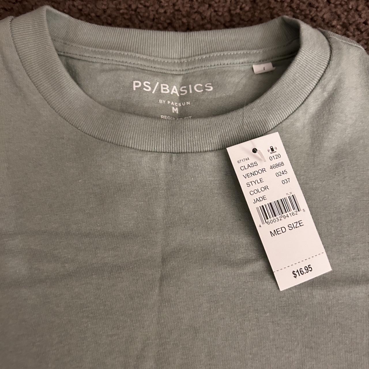 Pacsun basic mens shirt in a light blue color - Depop