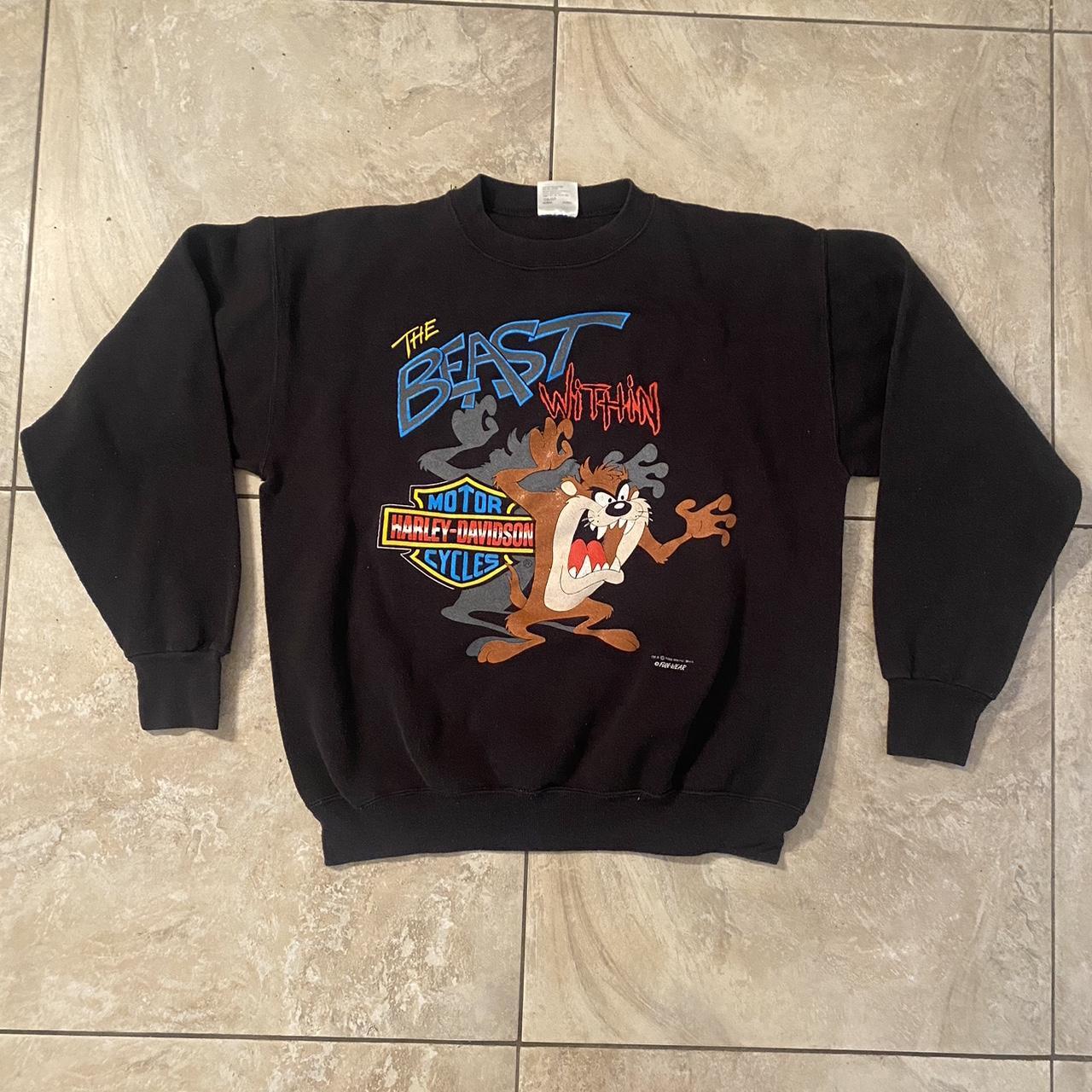 Vintage Harley Davidson Hooded Sweatshirt - Etsy