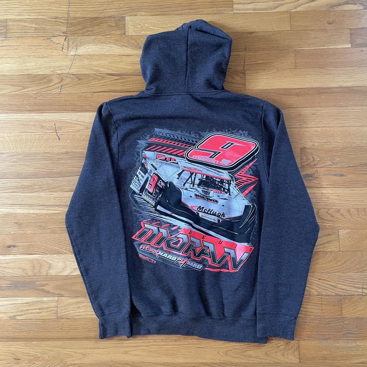 Y2k Nascar Like Racing Graphic Hoodie Description: - Depop