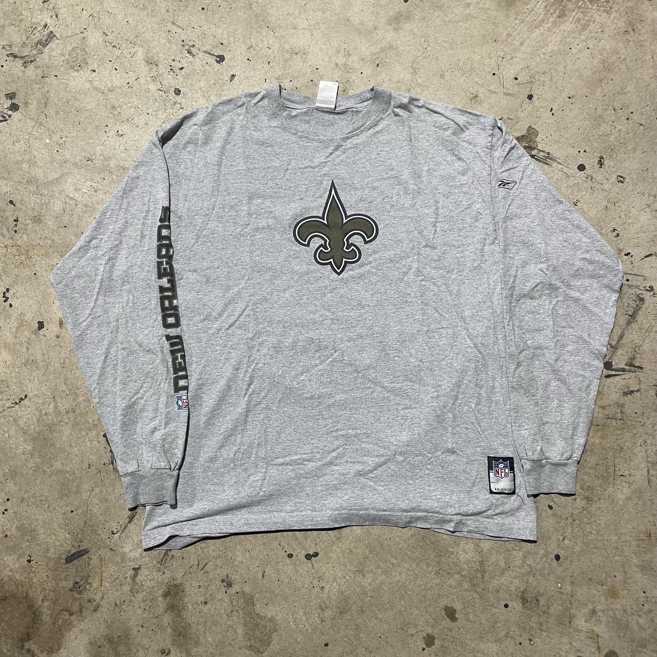 VTG Reebok New Orleans Saints Tee Vintage y2k black - Depop