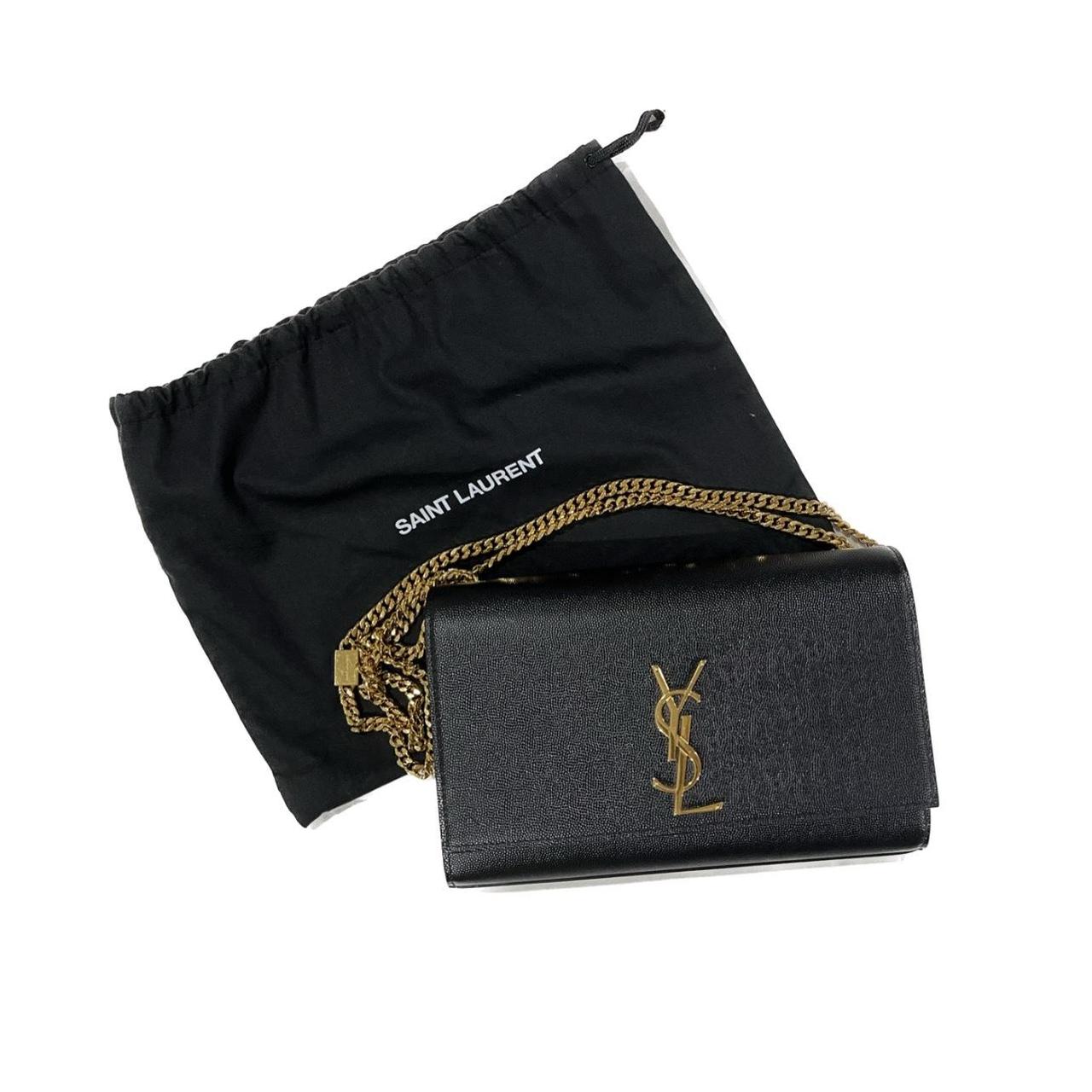 YSL Saint Laurent Kate Medium bag with gold - Depop