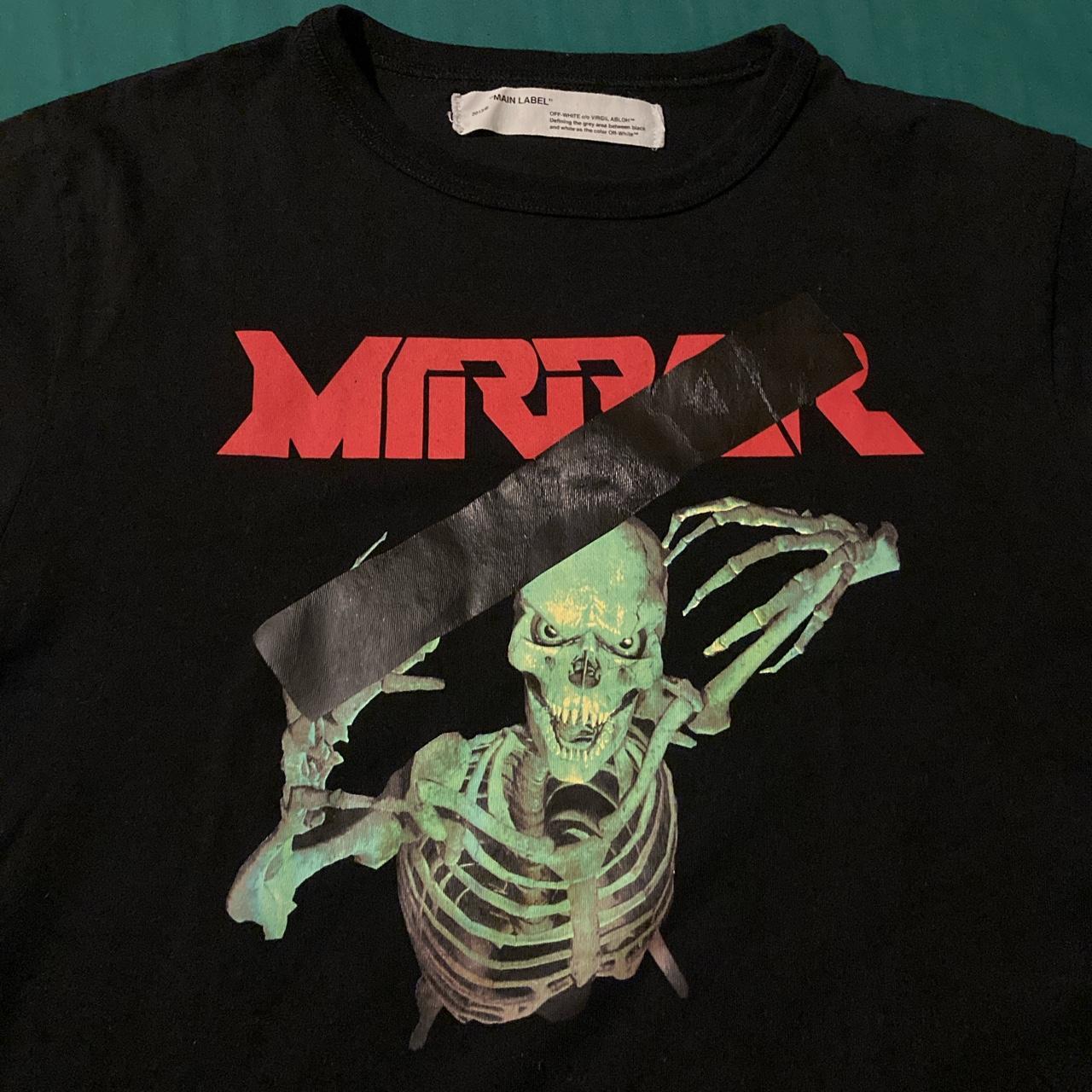 Rare Off White Mirror Tee Size Large but fits more...