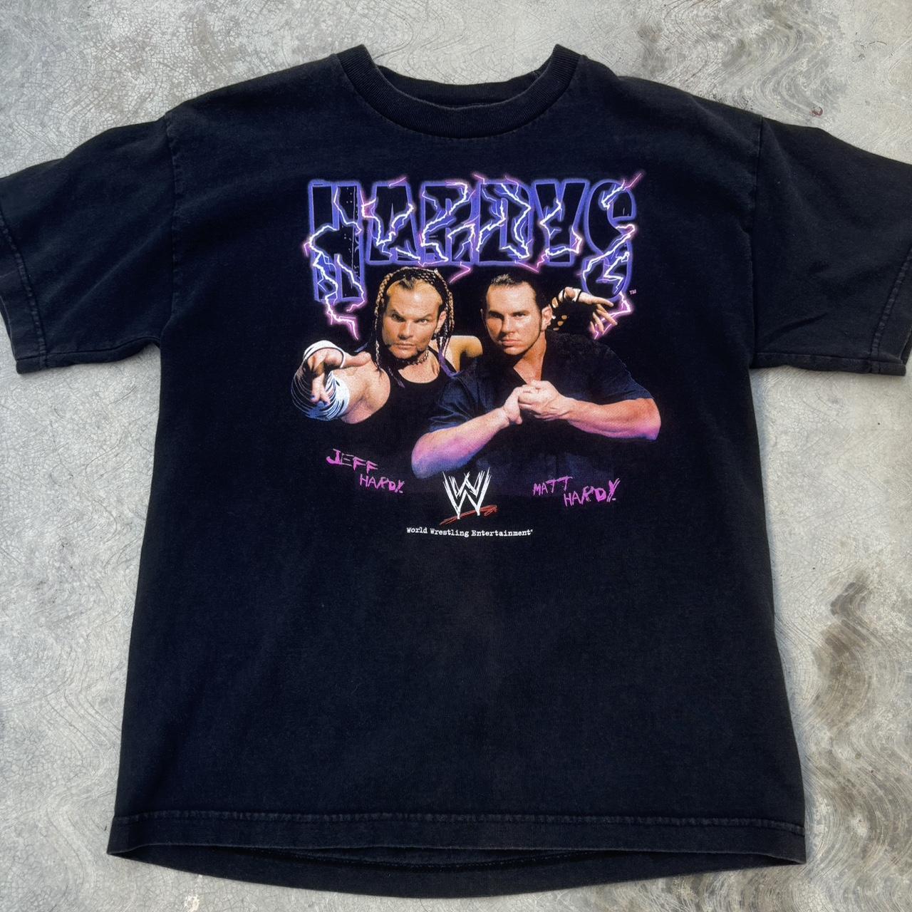 VINTAGE Y2K 2000s WWE HARDY BOYZ JEFF HARDY T SHIRT...