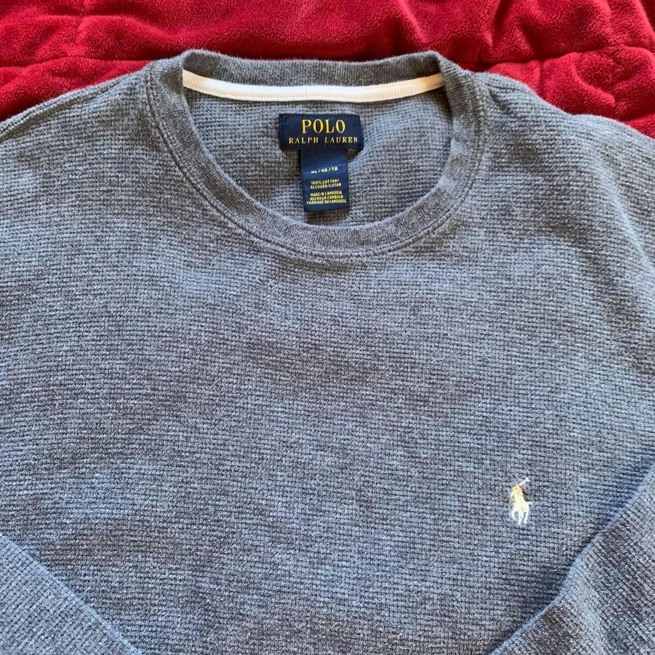 Polo Ralph Lauren Light Blue Long Sleeve T Shirt... - Depop