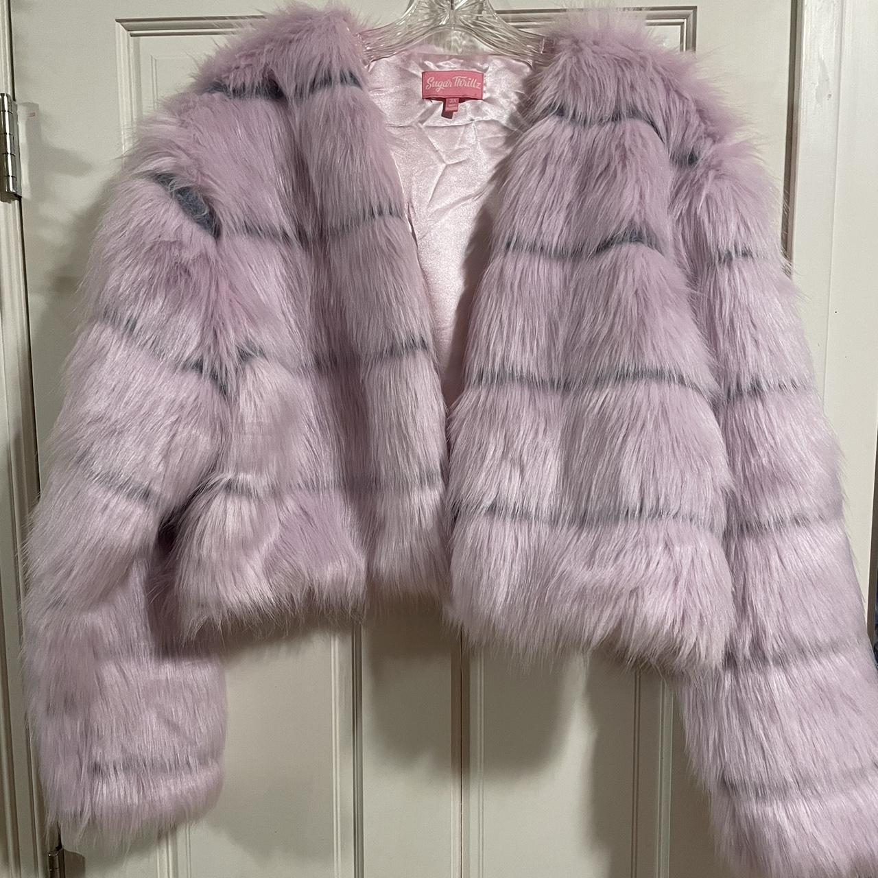 Faux fur coat clearance 3x