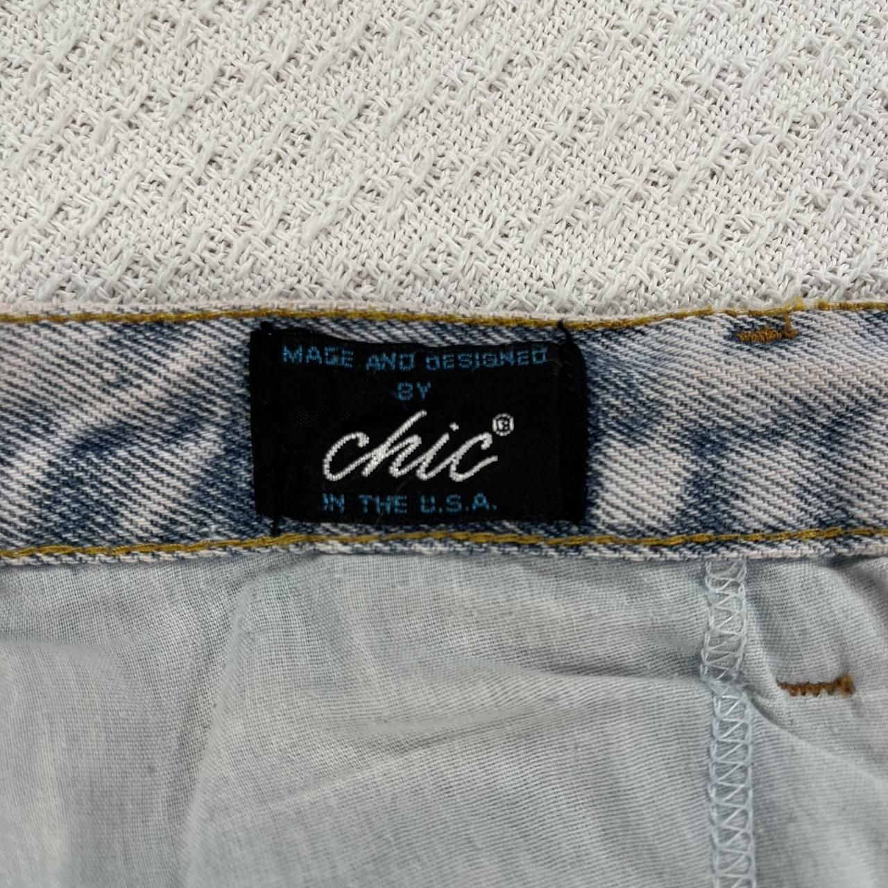 Chic Women's Navy and White Jeans (5)