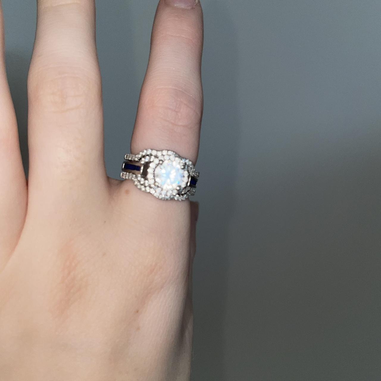 Women's Ring - Silver – 3 silver stackable ring s… - image 2