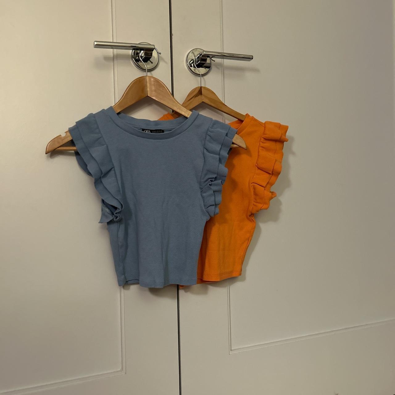 Zara ruffle top bundle V cute for summer Dm if u... Depop