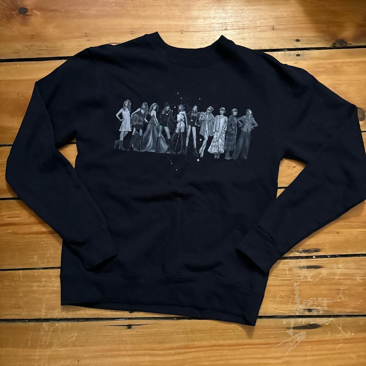 Dark blue Taylor swift eras midnight era crewneck... Depop