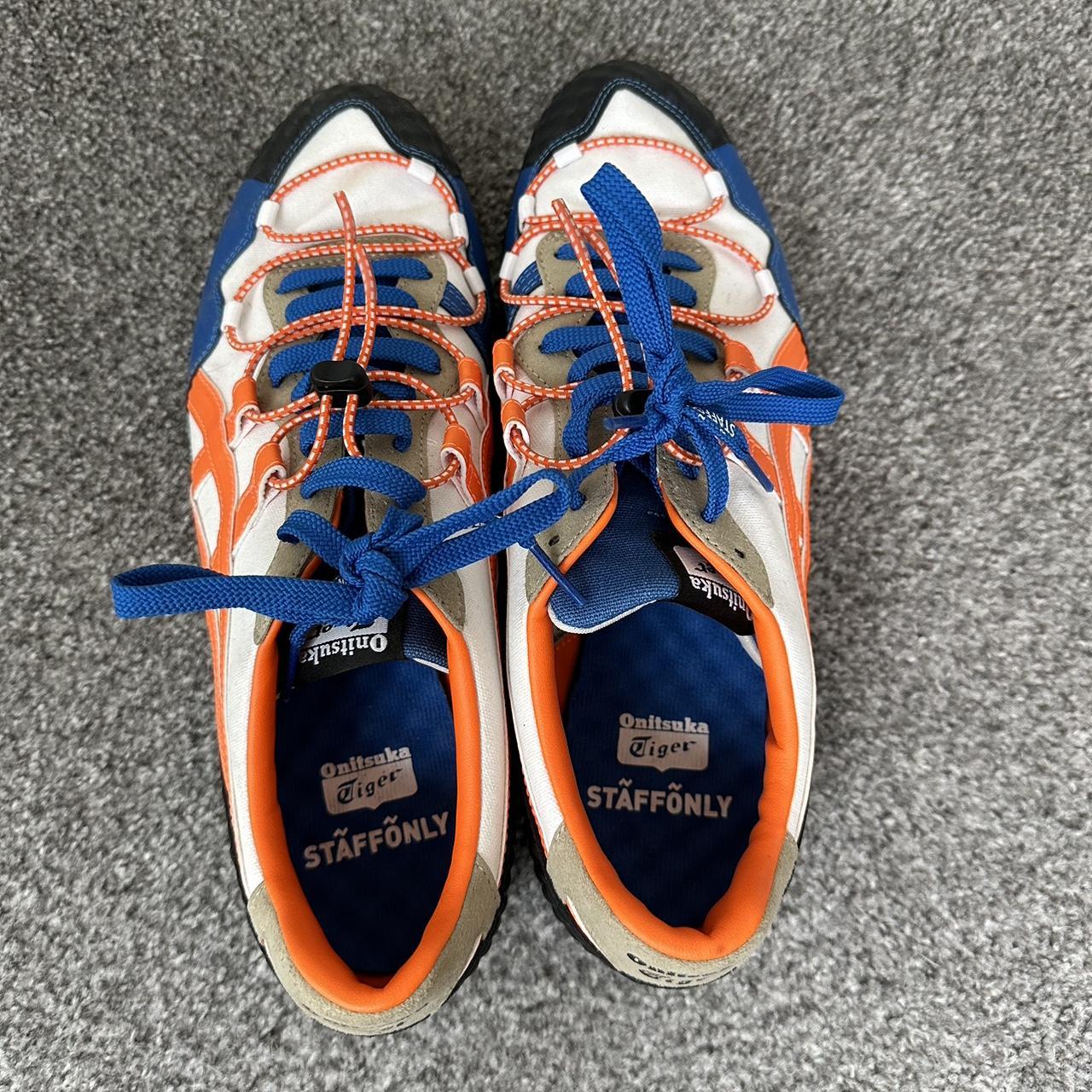 Onitsuka Tiger x Staff Only / white / orange / blue... - Depop