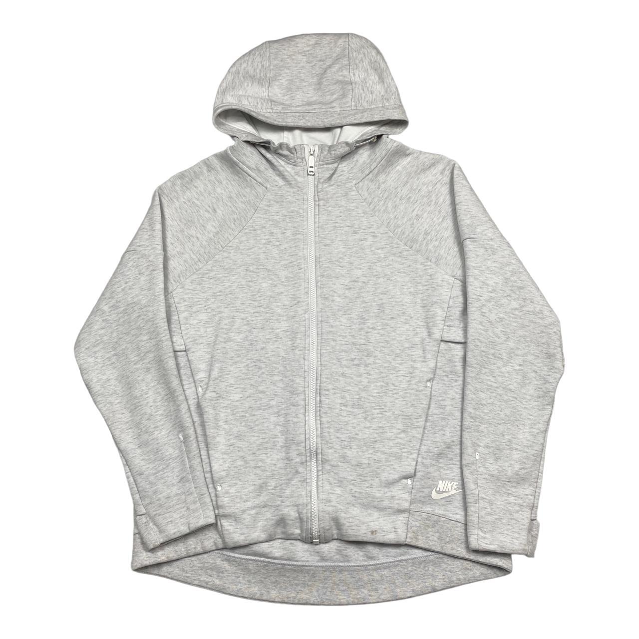 Nike Vintage Light Grey ZipUp Hoodie Men's Size... Depop