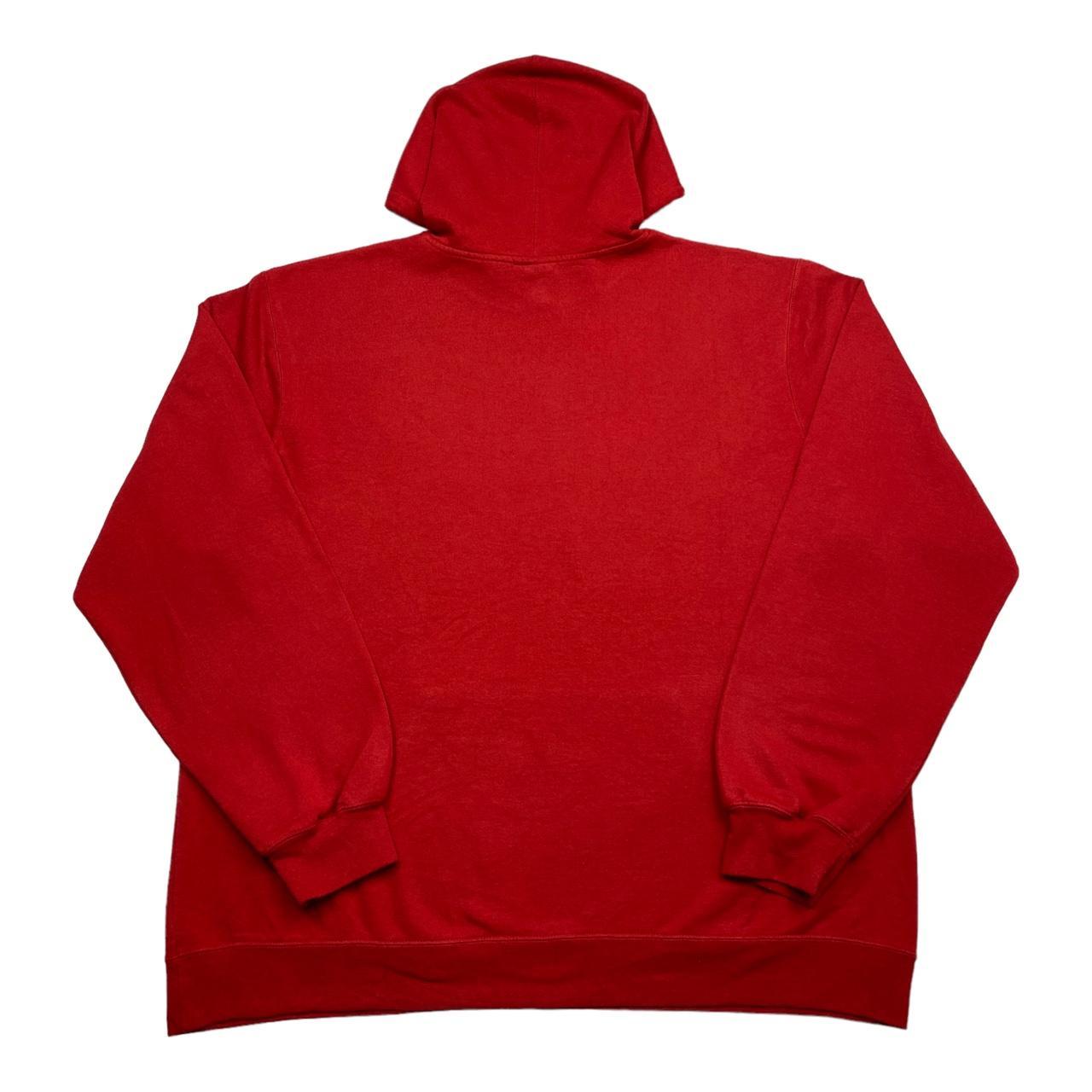 Adidas Vintage Red Pullover Hoodie Men's Size XXL Depop