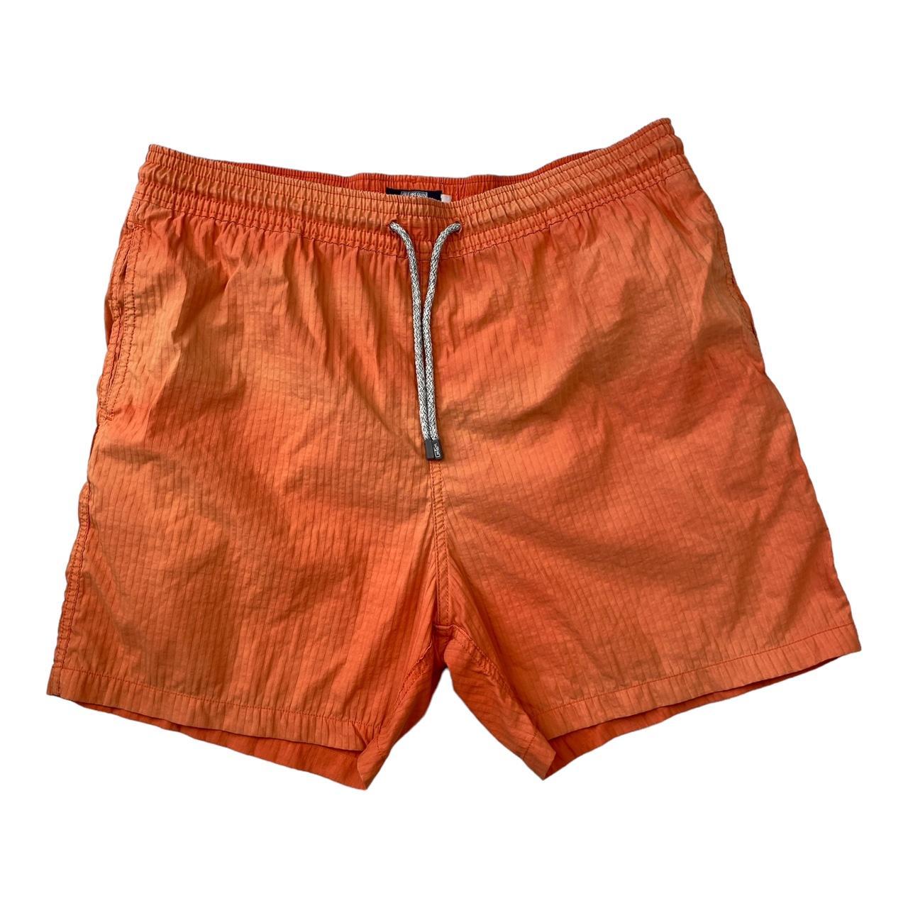 Vilebrequin Vintage Men's Orange Swim Shorts Men's... Depop
