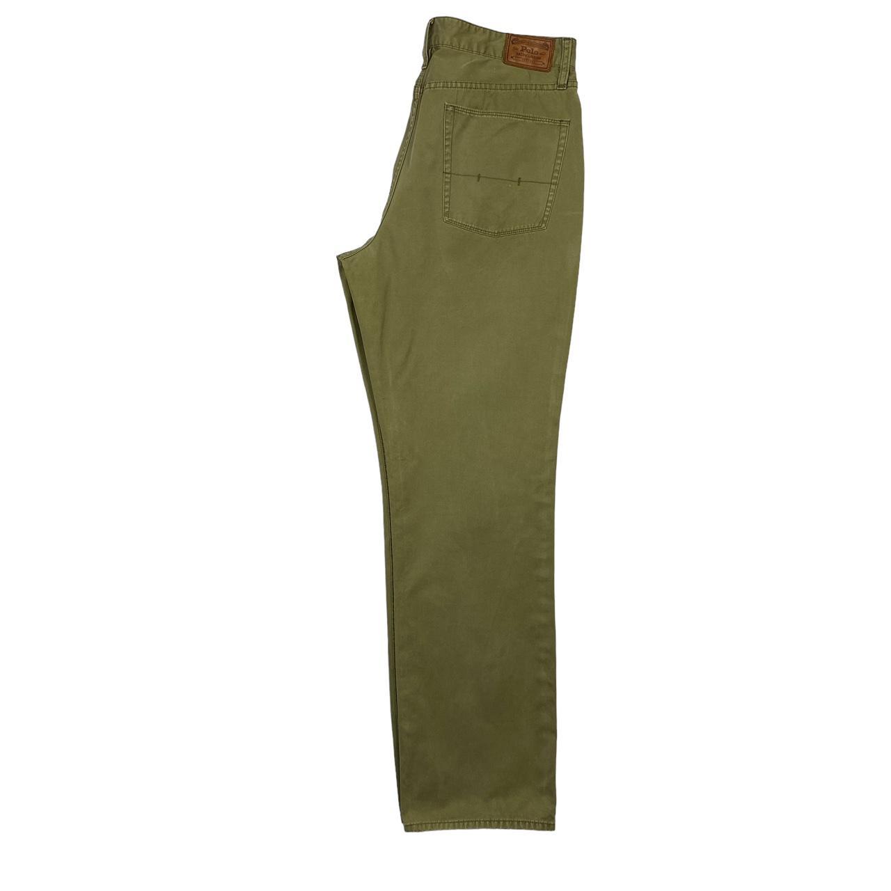 Polo Ralph Lauren Vintage Men's Khaki Chinos Waist... - Depop
