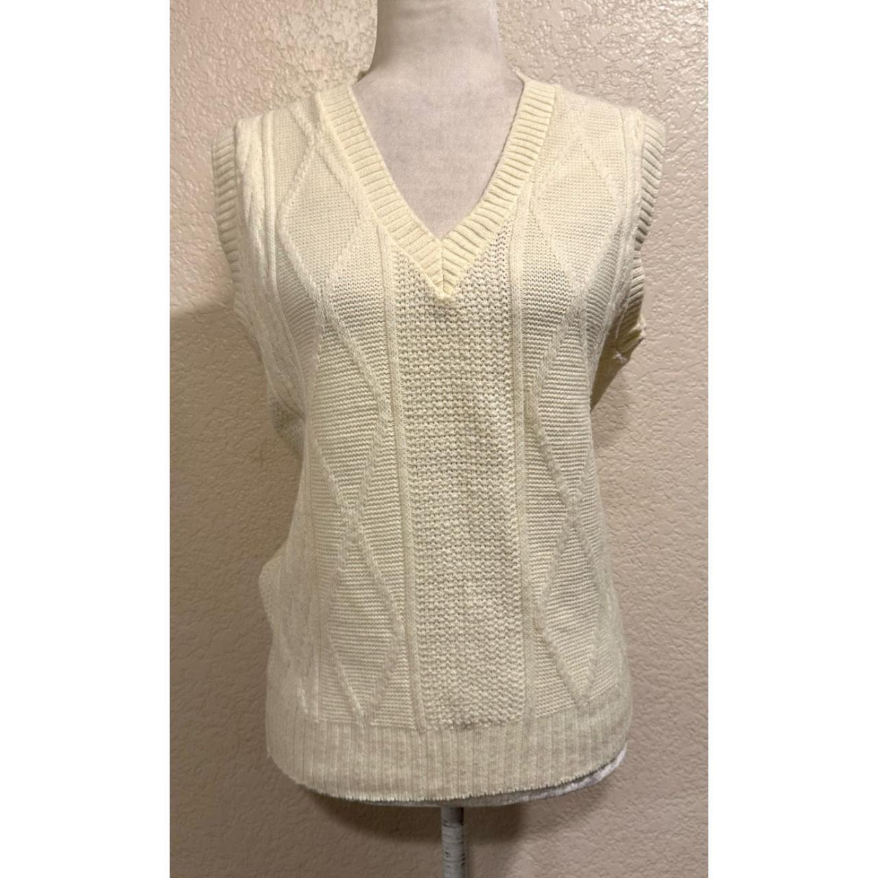 Towncraft Vintage 70s JCPenney Cream Knit