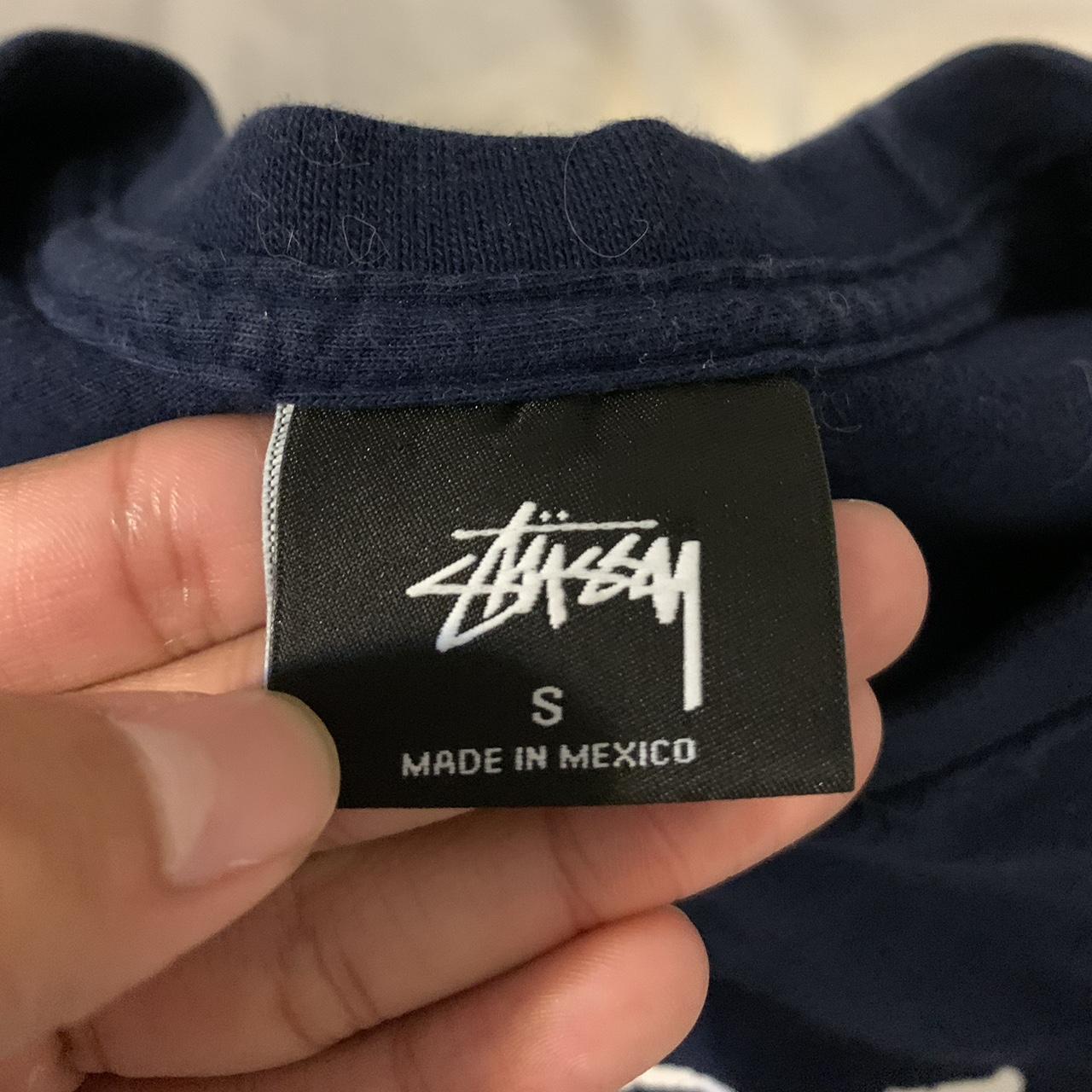 Navy blue Stussy - Depop