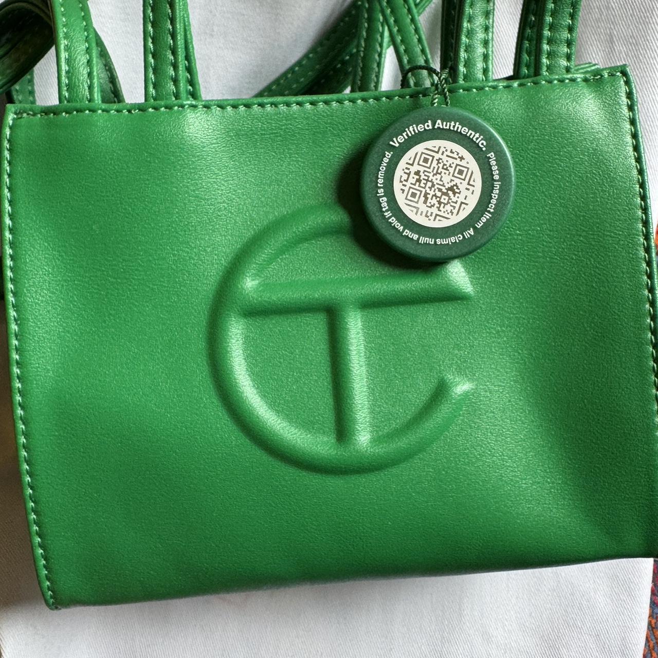 TELFAR GREEN SMALL BAG IN SHADE GREEN SCREEN - Main Image