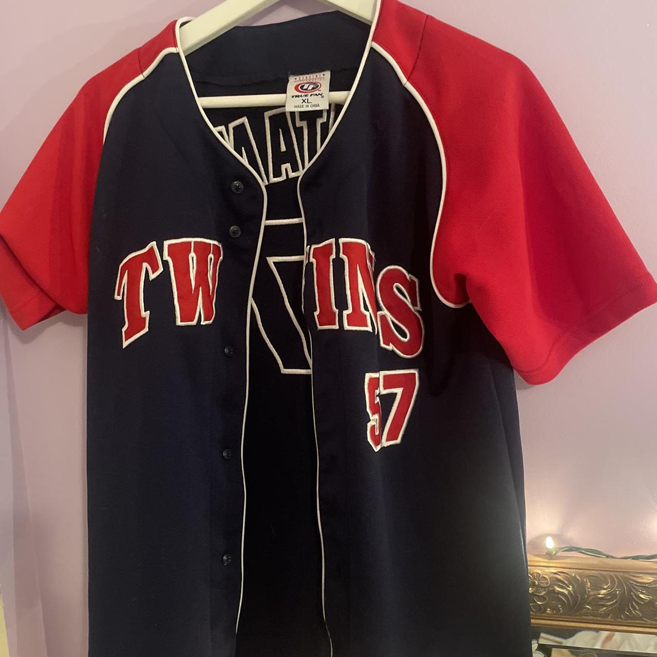 Twins Baseball Jersey - Depop