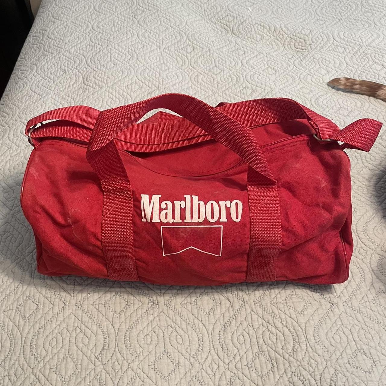 Vintage Marlboro duffle bag small bag is... Depop