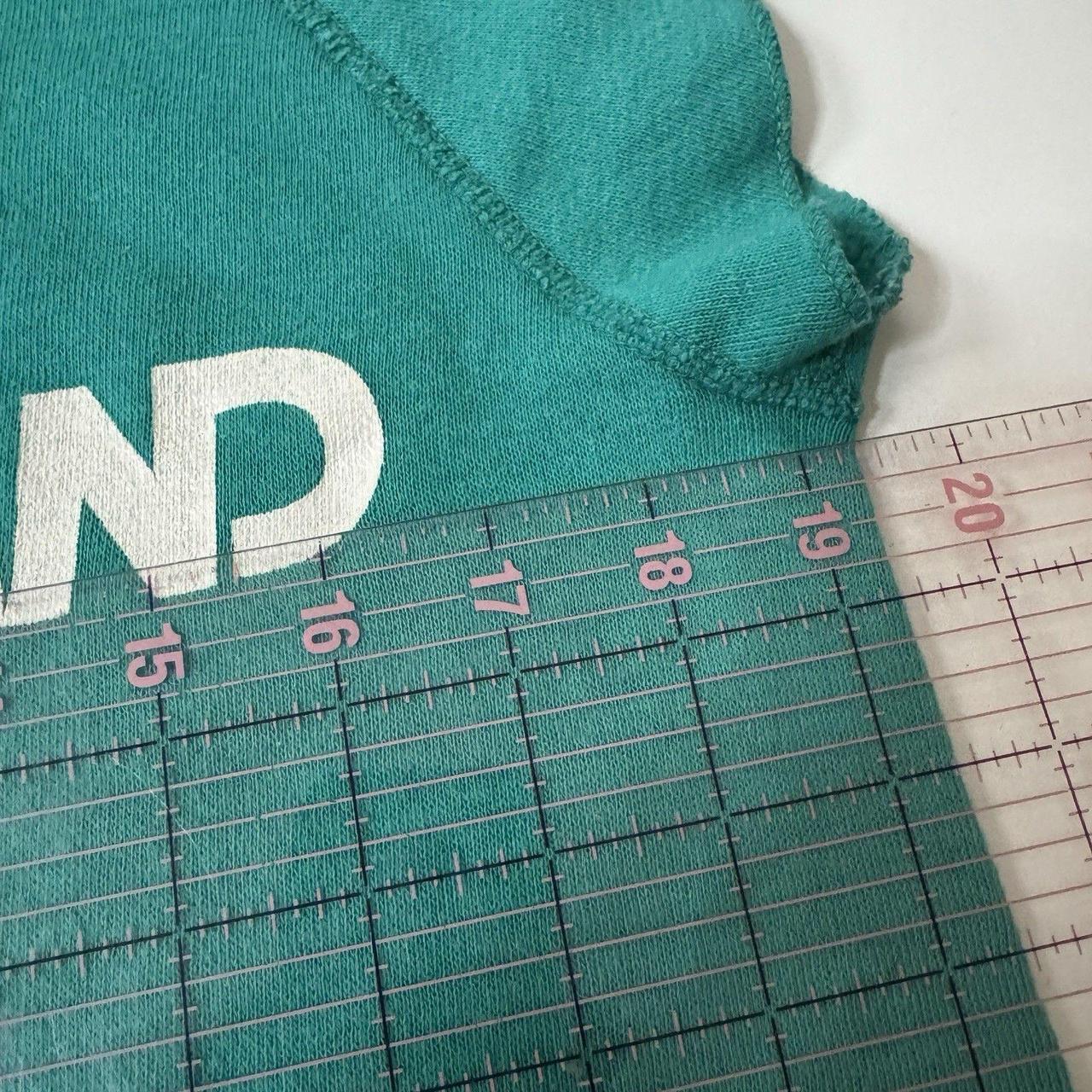 Hanes Men's Sweatshirt - Green - M – Vintage 1990… - image 3