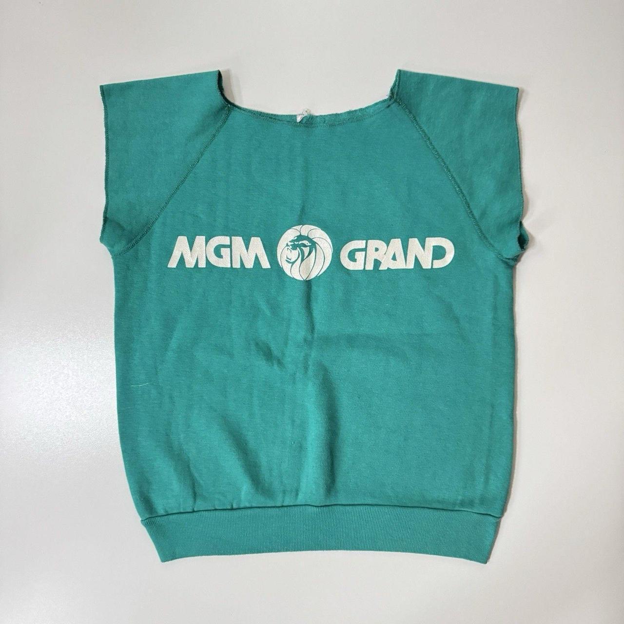 Hanes Men's Sweatshirt - Green - M – Vintage 1990… - image 1