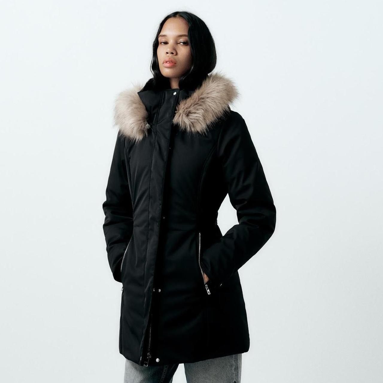 Parka jacket womens zara hotsell