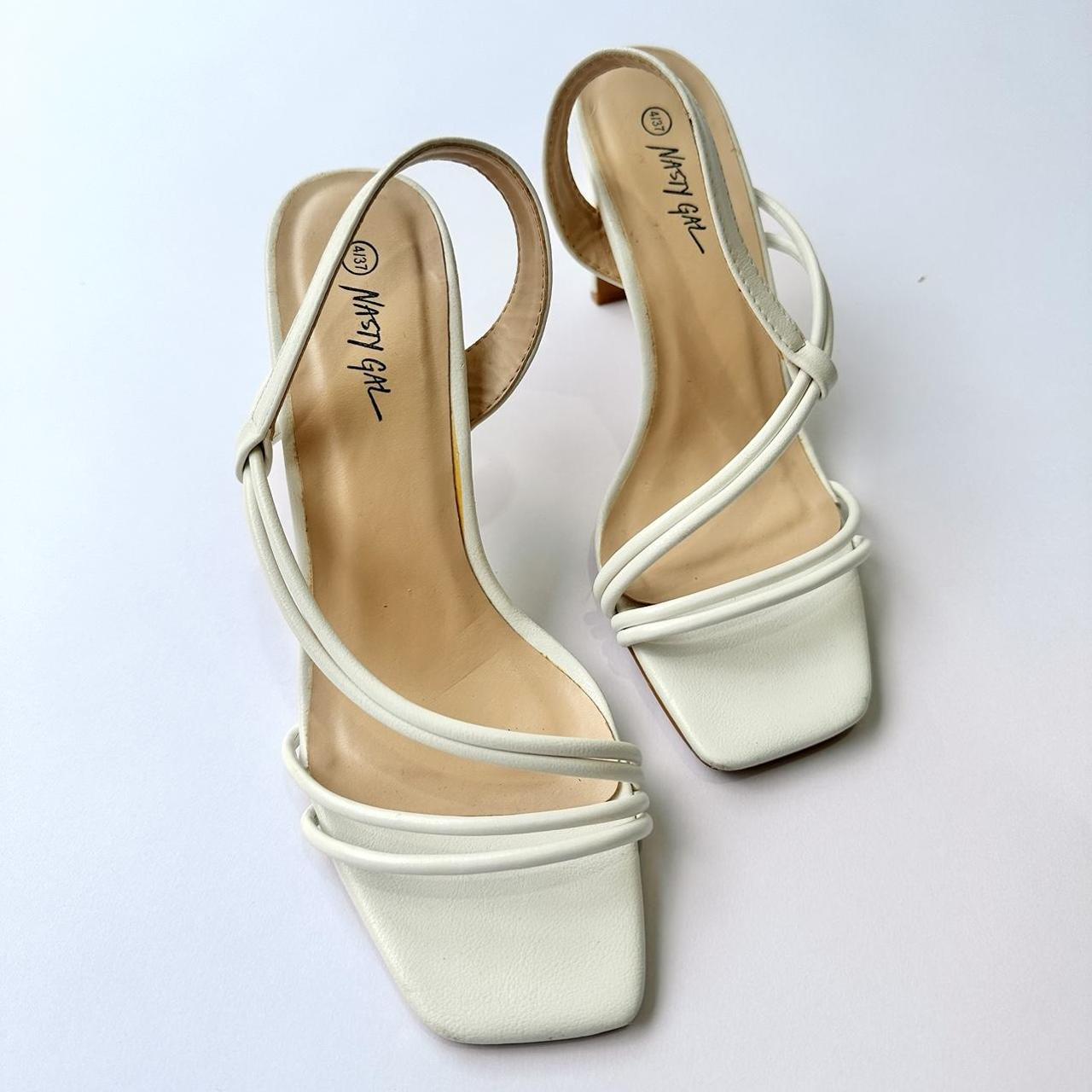 nasty gal white heels
