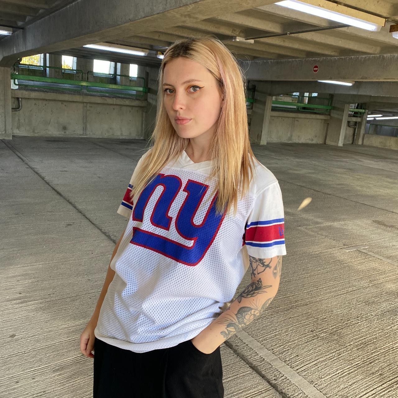 Vintage 90s New York Giants NFL Football Navy Blue - Depop