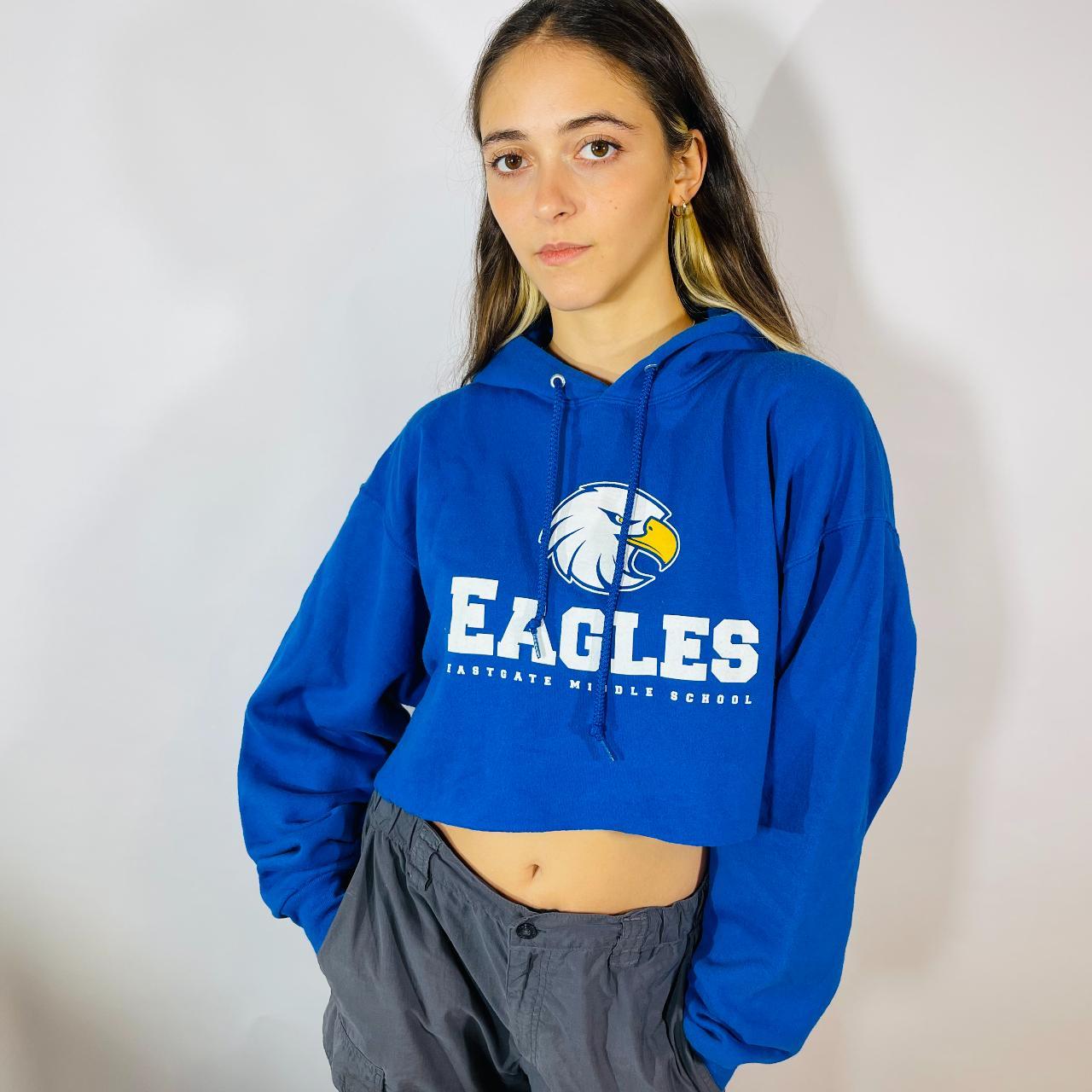 Eagles cropped cheap hoodie