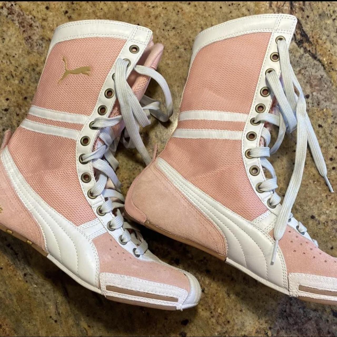 vintage puma boxing shoes Puma... Depop