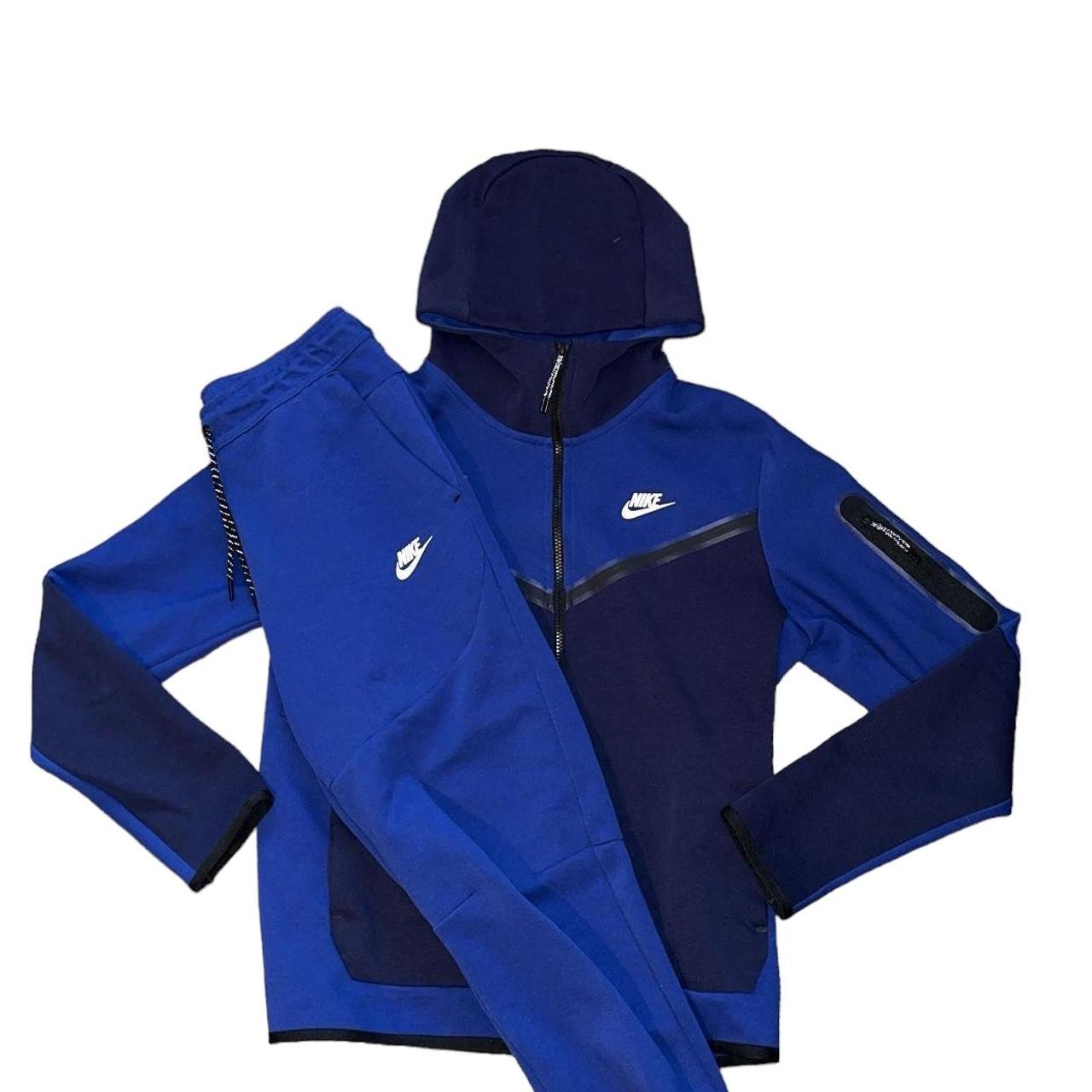 mens navy nike tech tracksuit