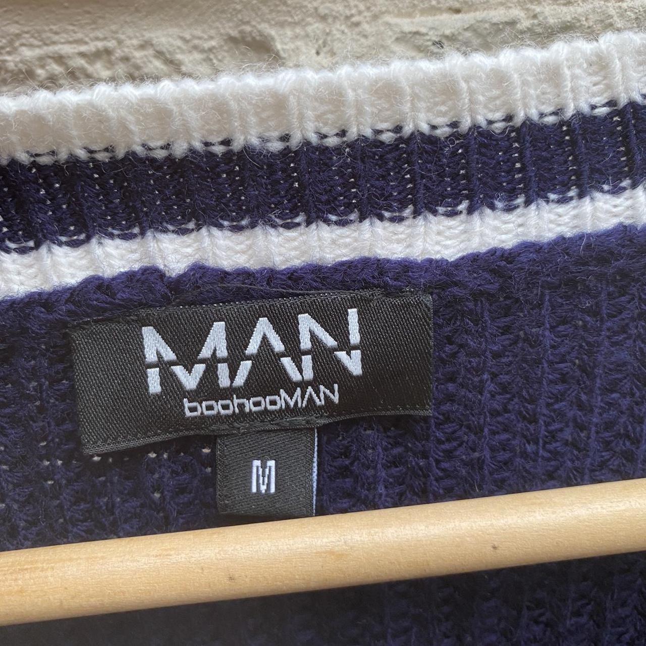 Boohoo Men's Navy Vest Depop