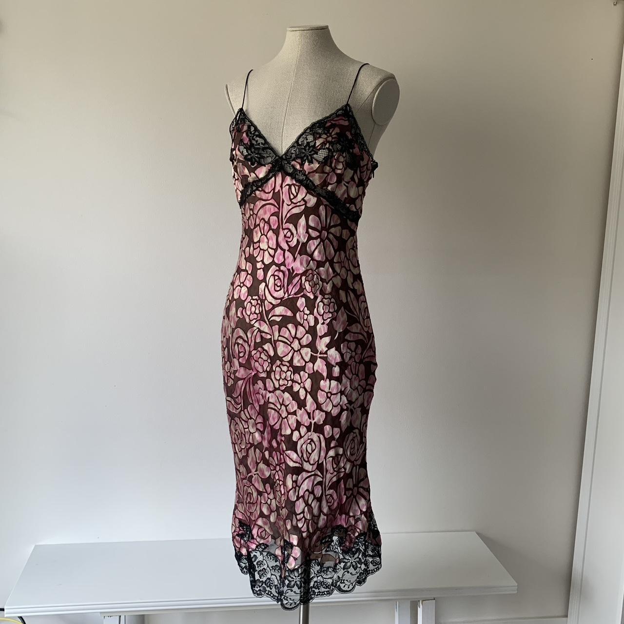 Emanuel Ungaro Women's Brown and Pink Dress