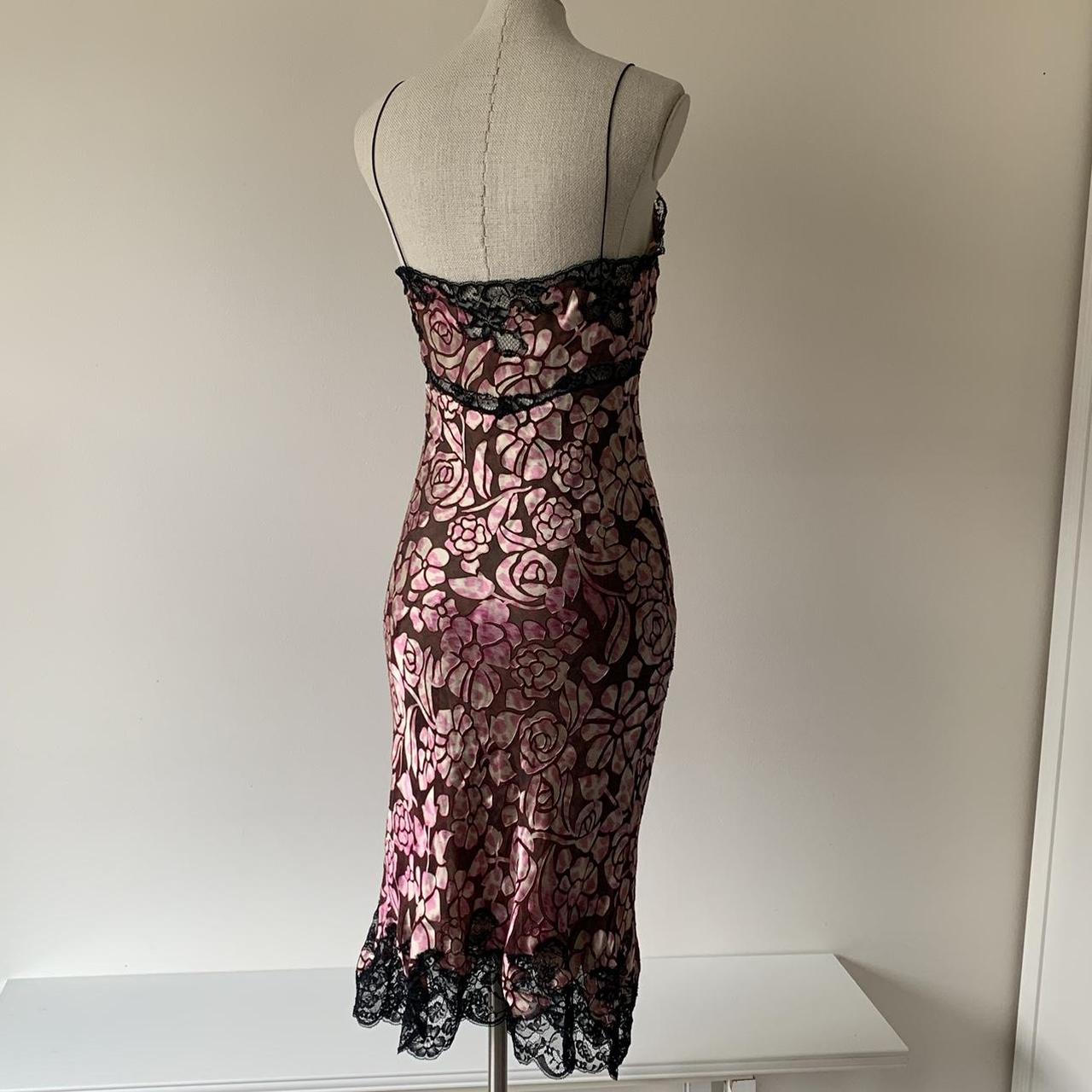 Emanuel Ungaro Women's Brown and Pink Dress (2)